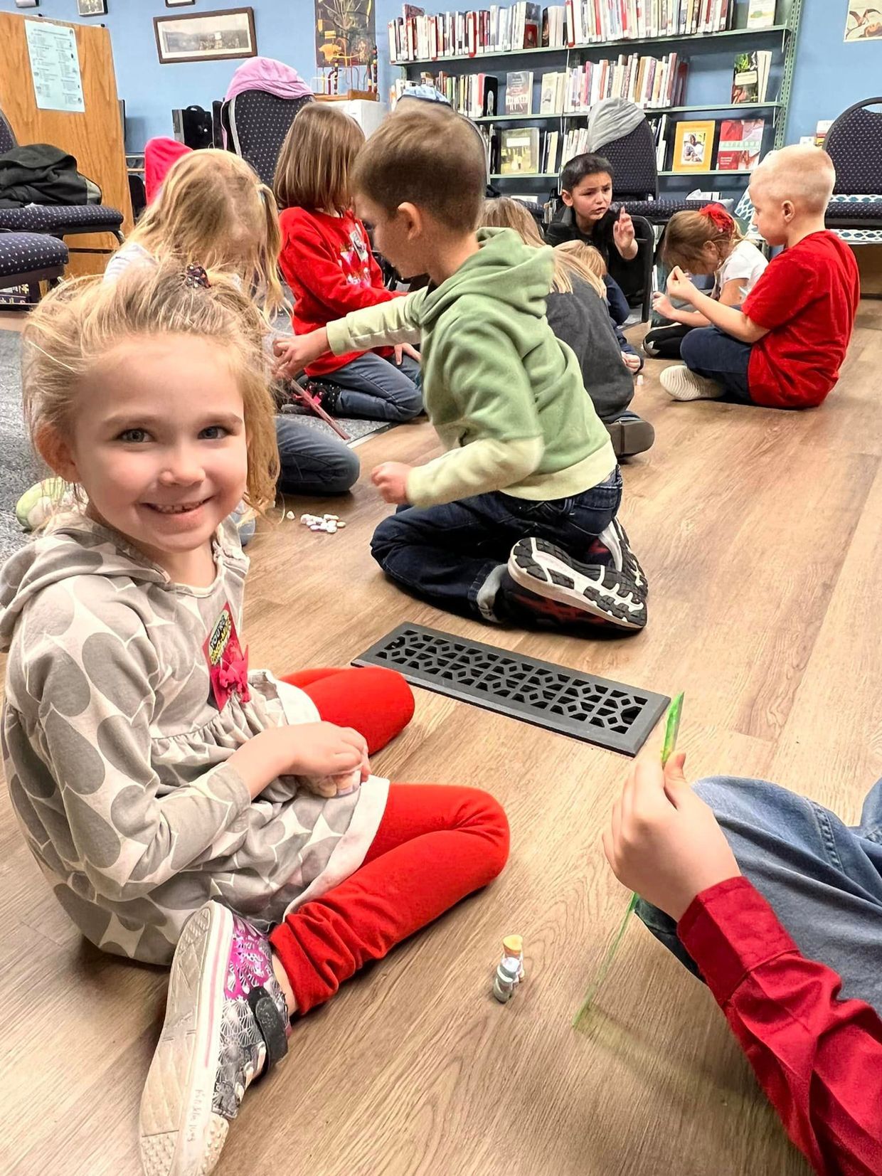 She's digging science