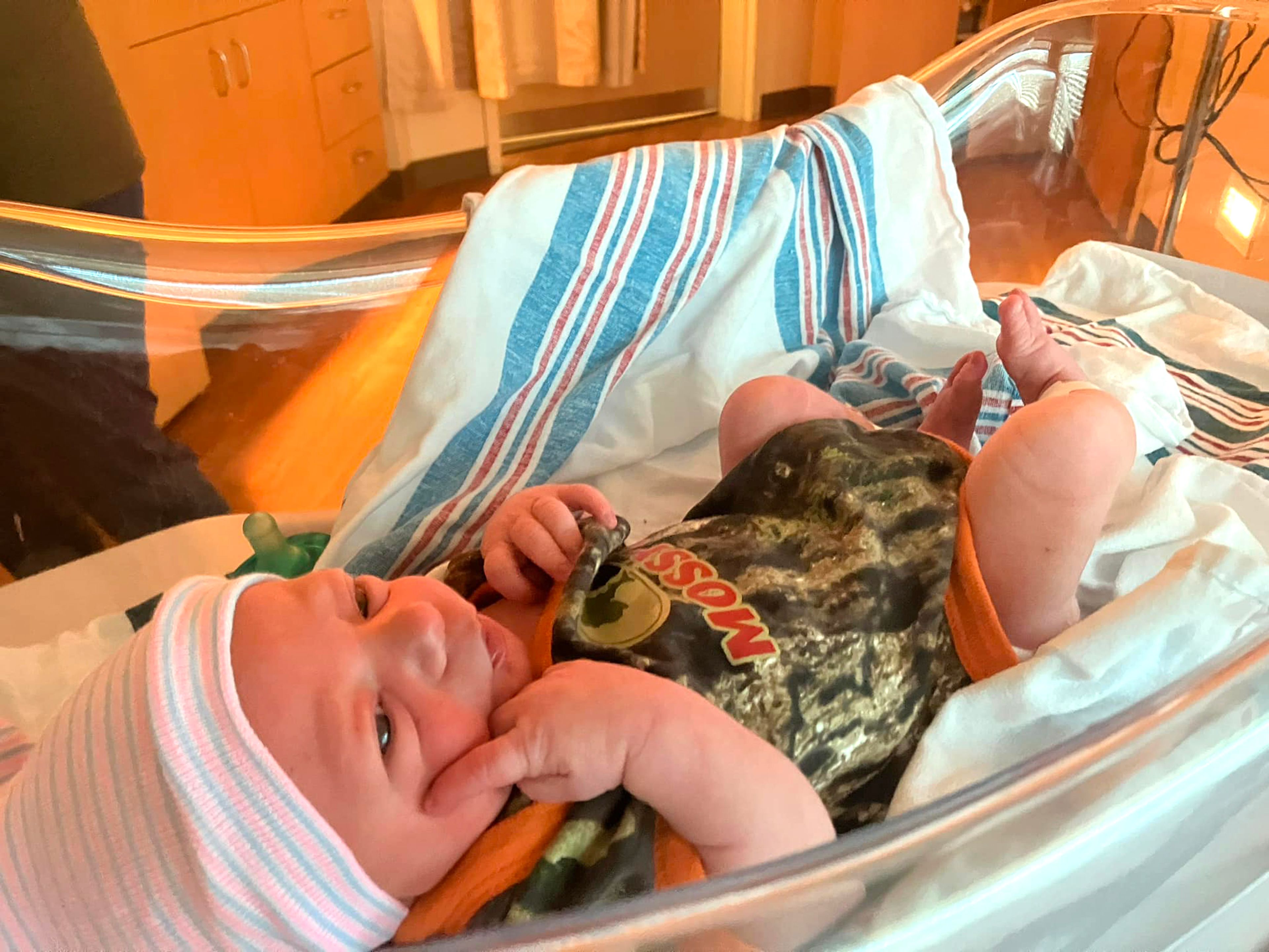 Christopher James Elliott was the first baby born on the Palouse in 2023, arriving just after midnight Monday at Pullman Regional Hospital.