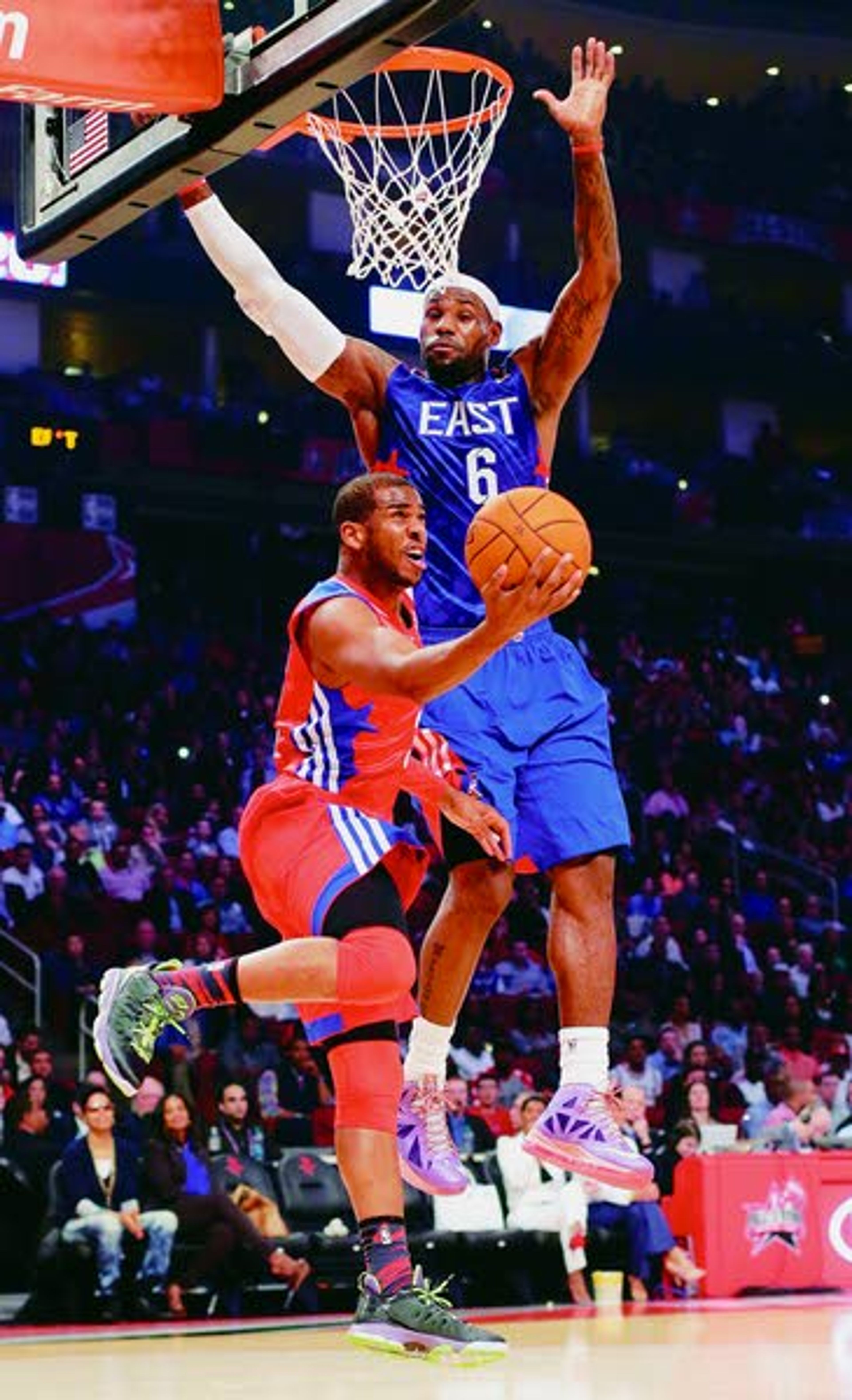 Paul, West cruise past East