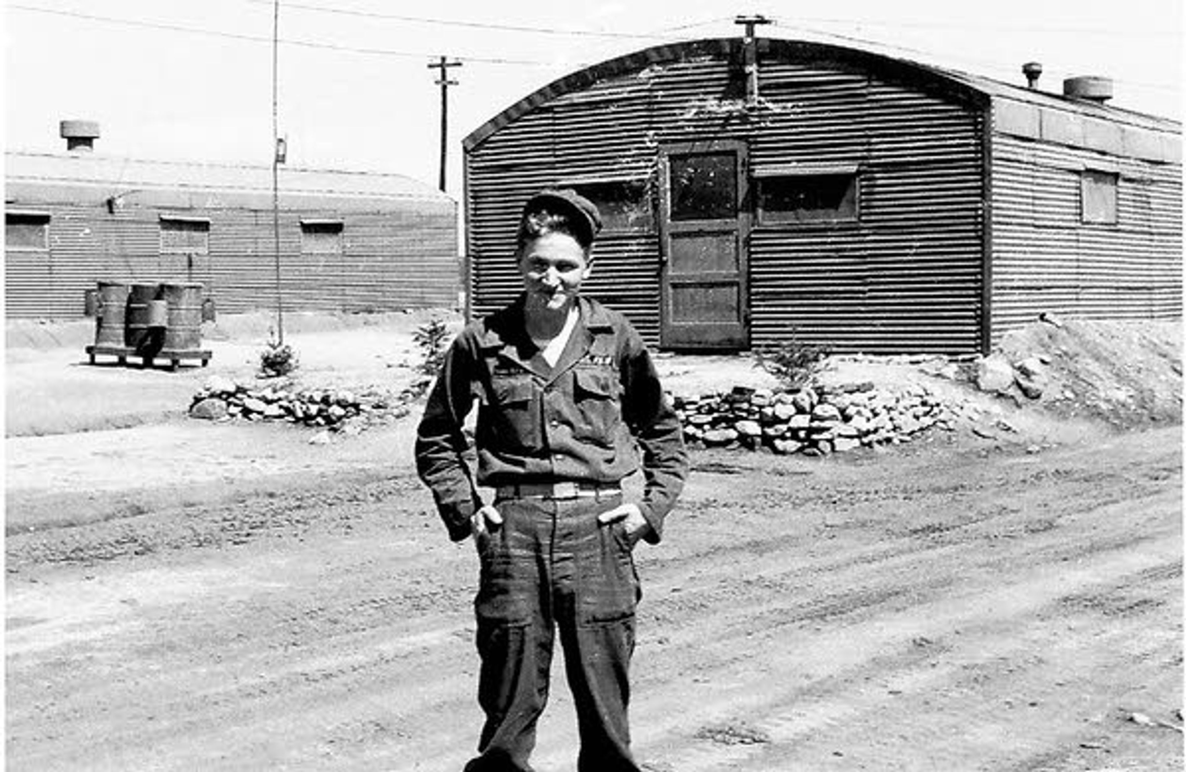 Courtesy of Gordon Gourley and Keith Gunther. Gordon Gourley of Moscow is pictured at the 1st Corps Compound near Uijongbu, Korea, in 1955, just north of Seoul. Gourley was an Army clerk for the 301st Communications and Reconnaissance Battalion, which was headquartered at the compound. The 301st kept watch along the Demilitarized Zone that separated North and South Korea.