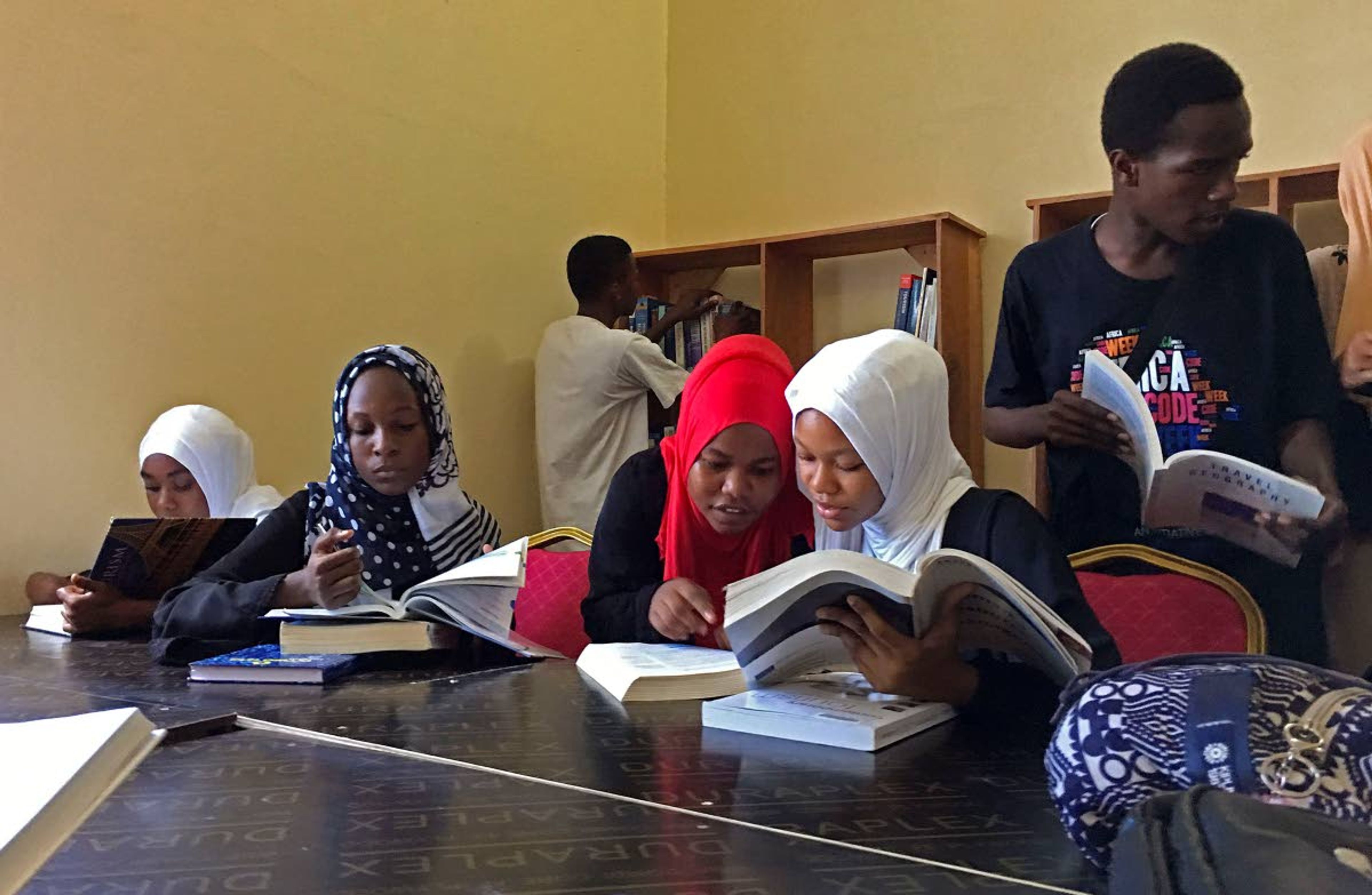 Students study in the library at the Welcome Ideas school in April 2019, in Zanzibar. Kenn Scott of Pullman helped found the nonprofit tourism development incubator starting in December 2017.