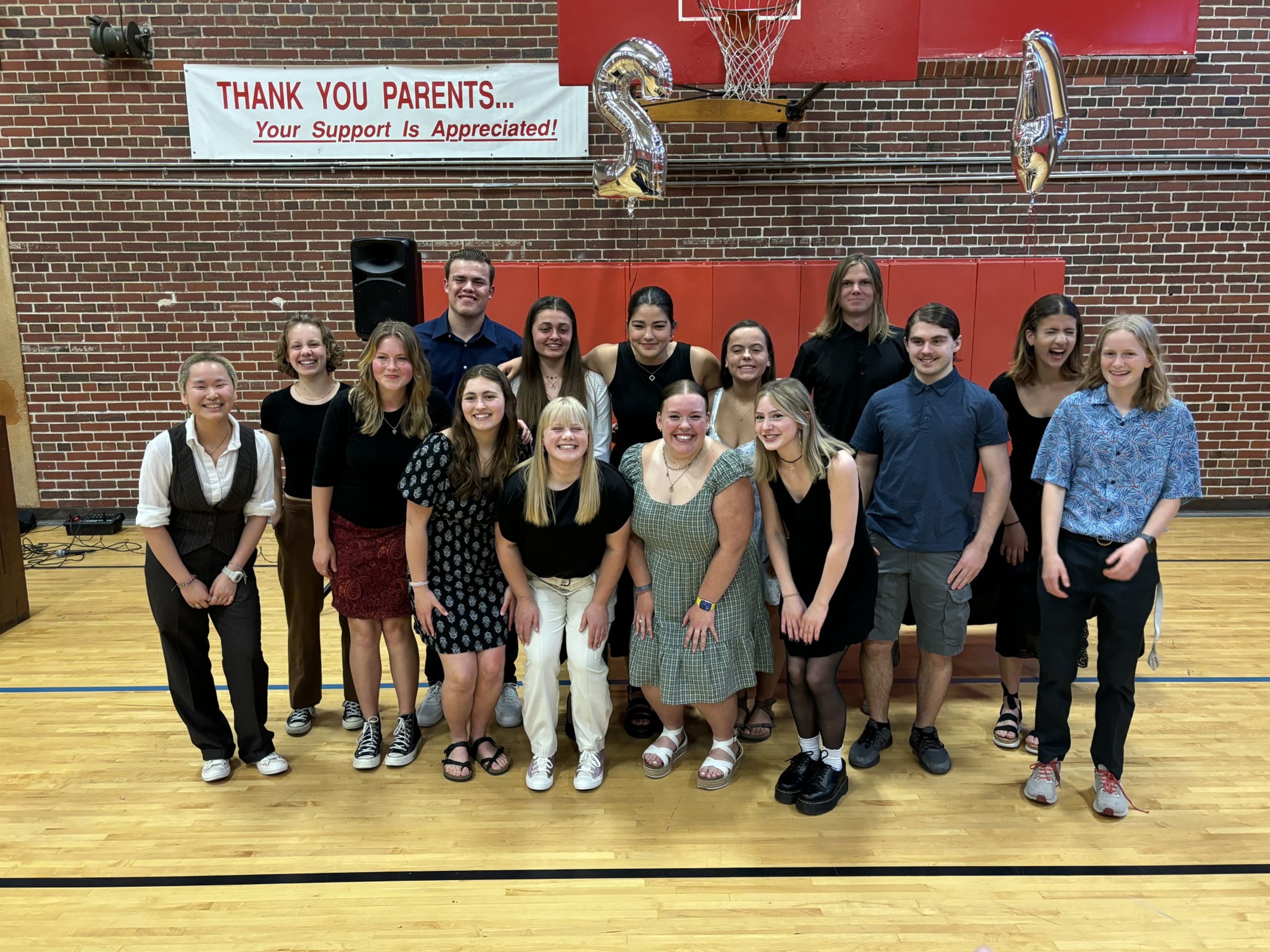 Moscow High School honored its 2024 top scholars Wednesday with a dessert event at the high school. The evening included remarks from MHS Principal Erik Perryman, a performance by the MHS choir and brief presentations by each MHS senior about the teacher that inspired them the most in their years in the Moscow School District. Shown left to right (with honored teacher in parenthsesis) are MHS top scholars Iris Swift (Nina Staszkow), Neva McClory (Janice Weesner), Petra Kennedy (Paige Mangini), Phillip Windley (Anne Hightower), Makai Rauch (Anne Hightower), Kelly Stodick (Patty Pancheri), Addison Branen (Bridget Berg), Faith Tiegs (Melanie Cronce, Nezperce), Millie Richards (Dean Walker), Emily Sanford (Tiffany Scripter), Rose Fountain (Lee Anne Eareckson), Kieran Long (Erin Corwine), Mason Bledso (Bryce Gravel), Grace Castillo (Rachel Lyon) and Indigo Wulfhorst (Zac Lichte).