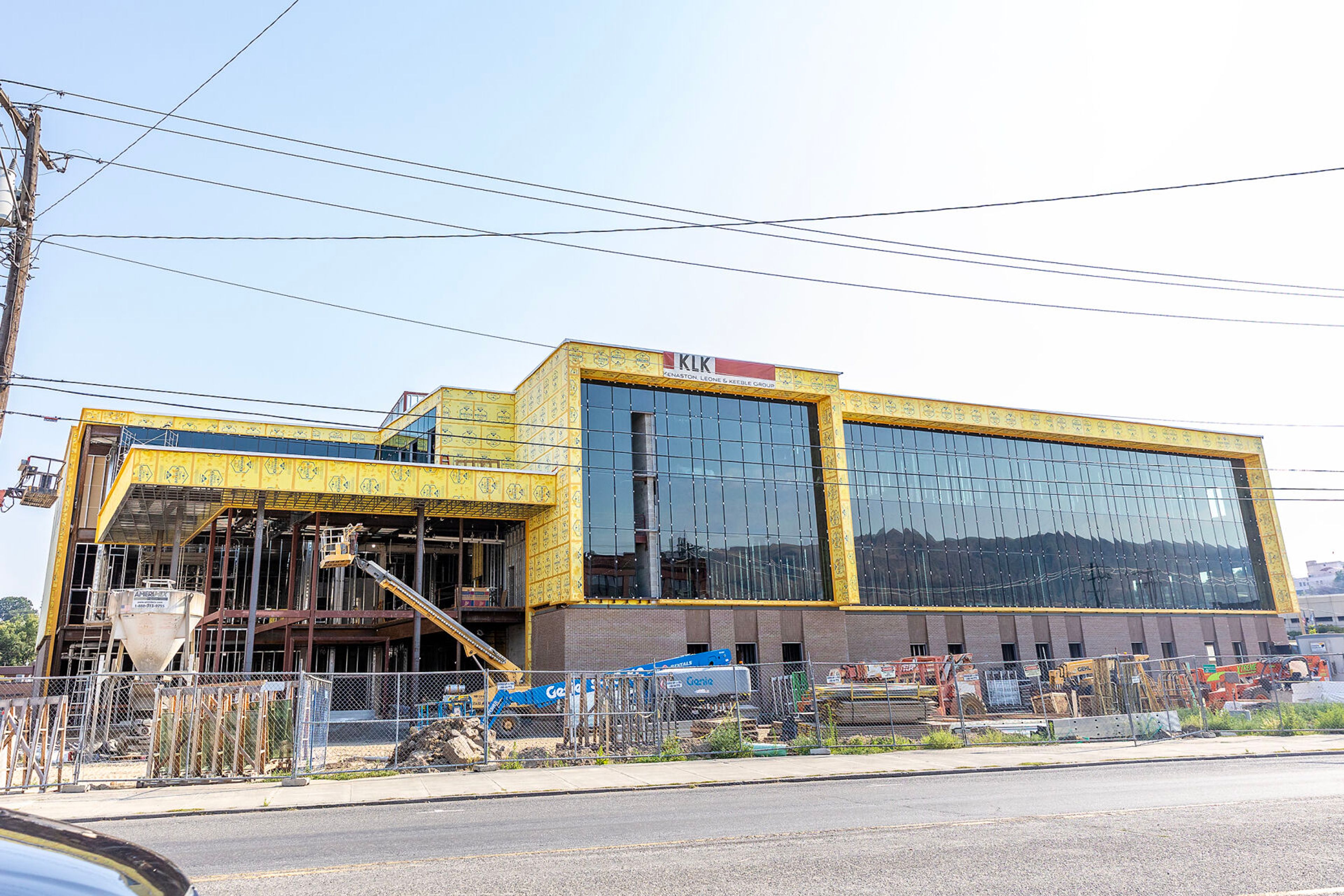 The Nez Perce County Courthouse is pictured under construction Wednesday in Lewiston.