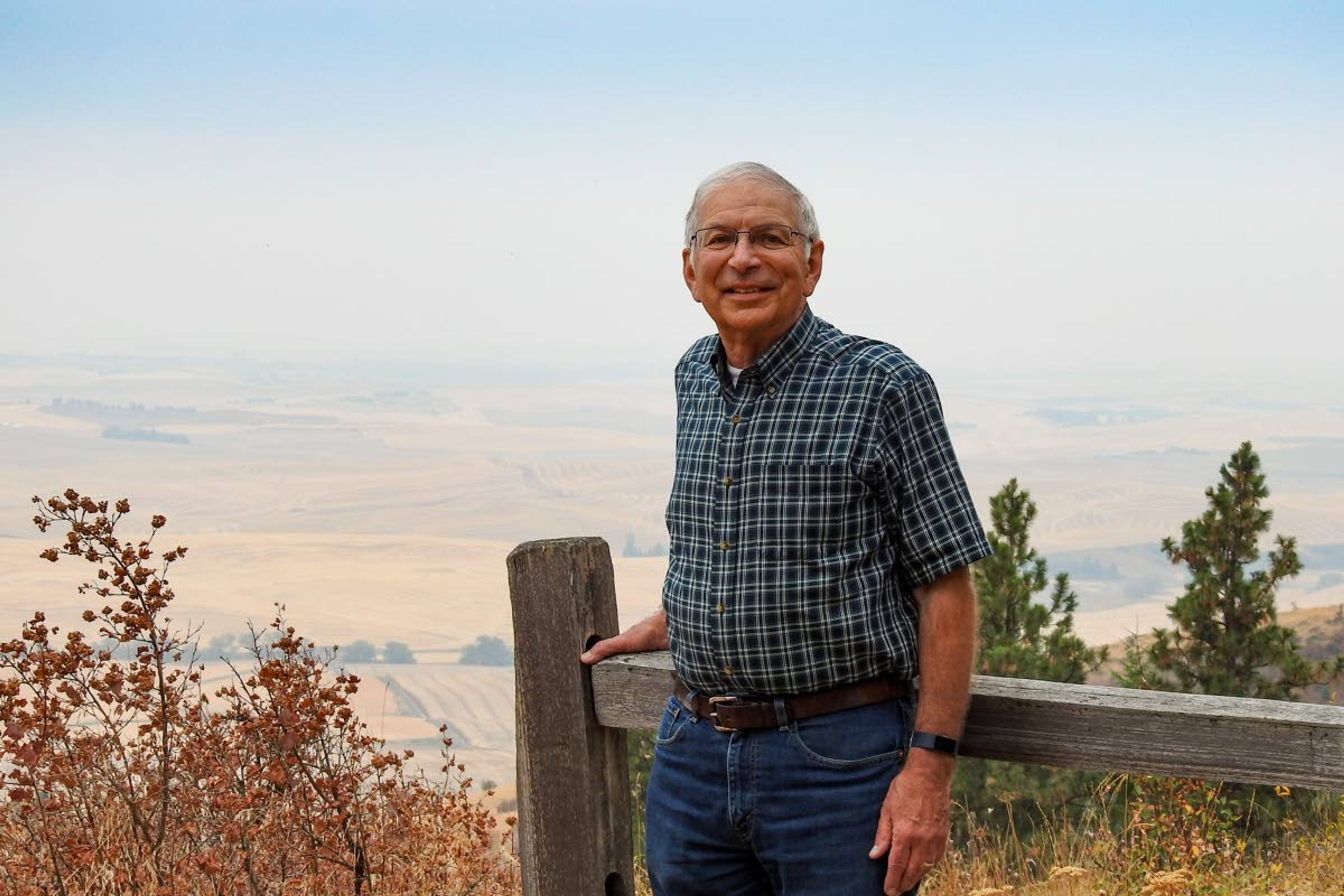 Ken Carper, of Pullman, is pictured Thursday at Kamiak Butte north of Pullman, a popular destination for local landscape photographers.