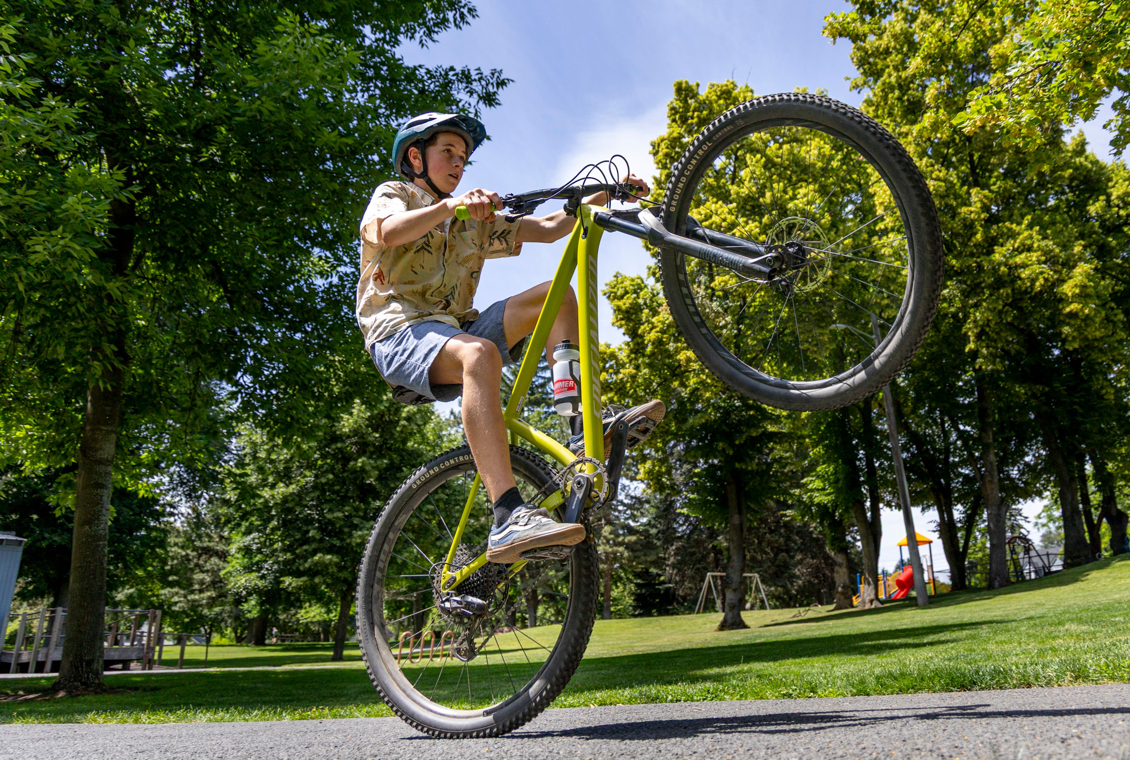 Pop goes the wheelie