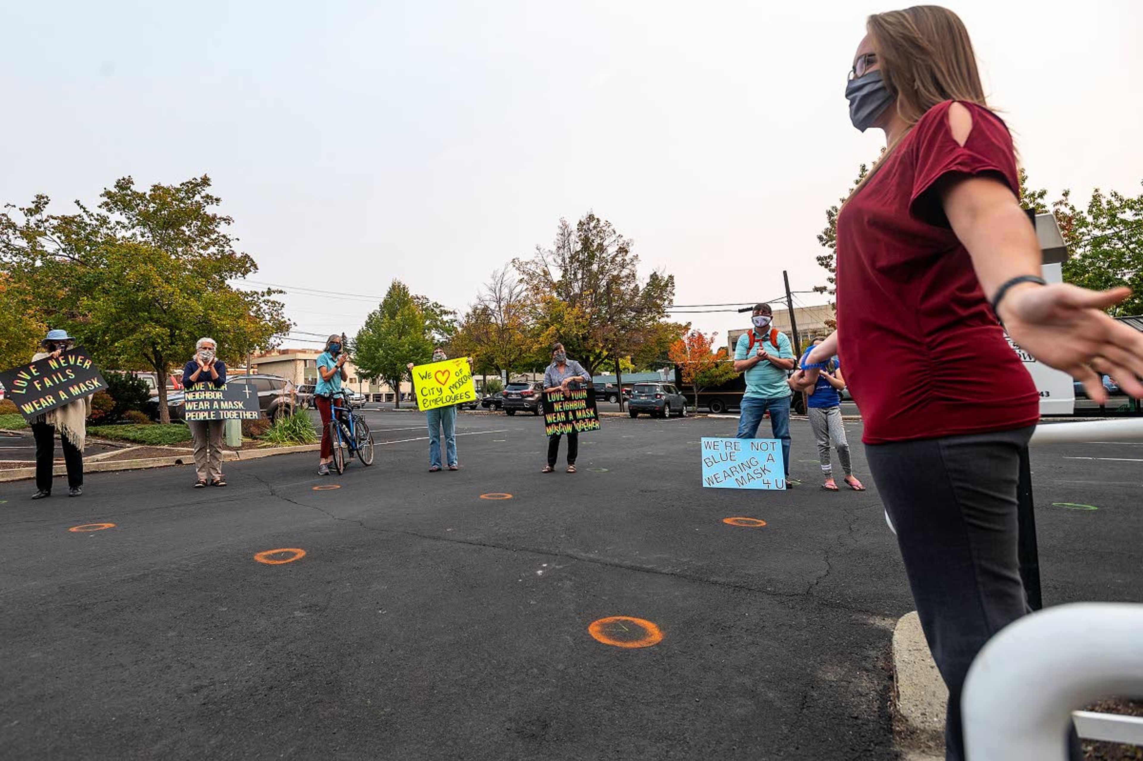 Showing support for city workers