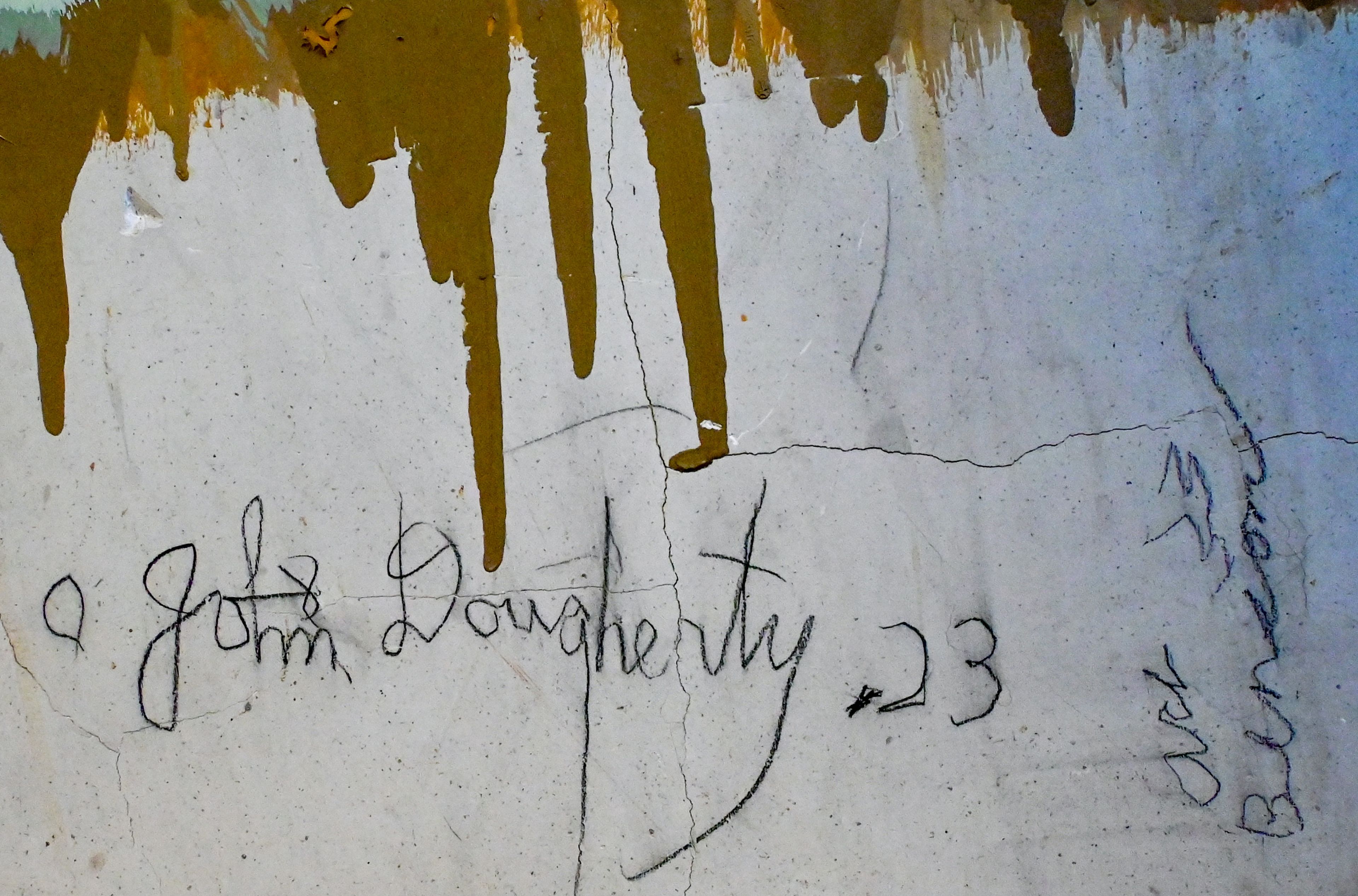 Signatures from students past were discovered behind a radiator on the wall of the third floor of the 1912 Center in Moscow.