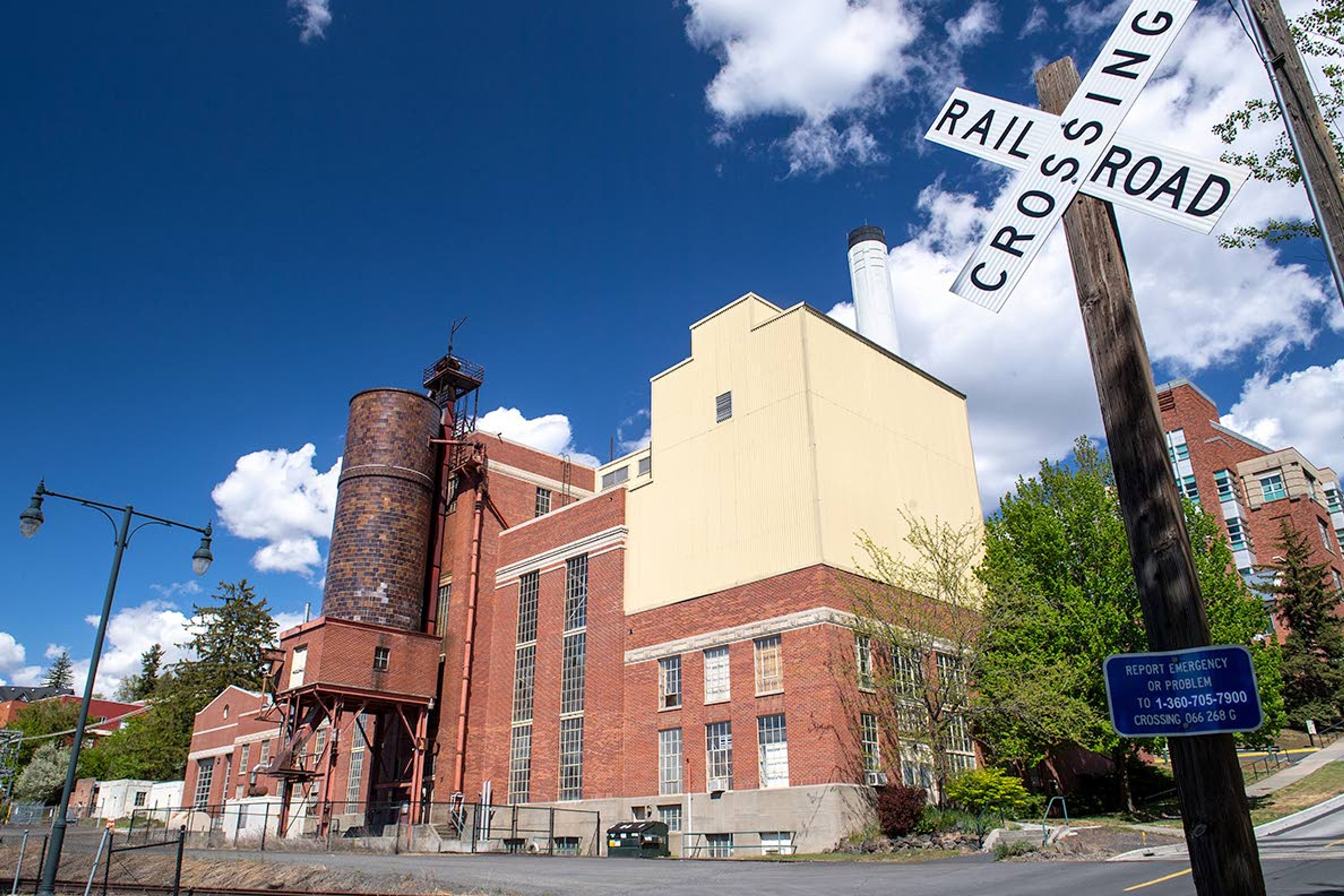 FILE — Washington State University’s old steam plant on the southwest corner of the school’s Pullman campus could see new life, and purpose, in coming years.