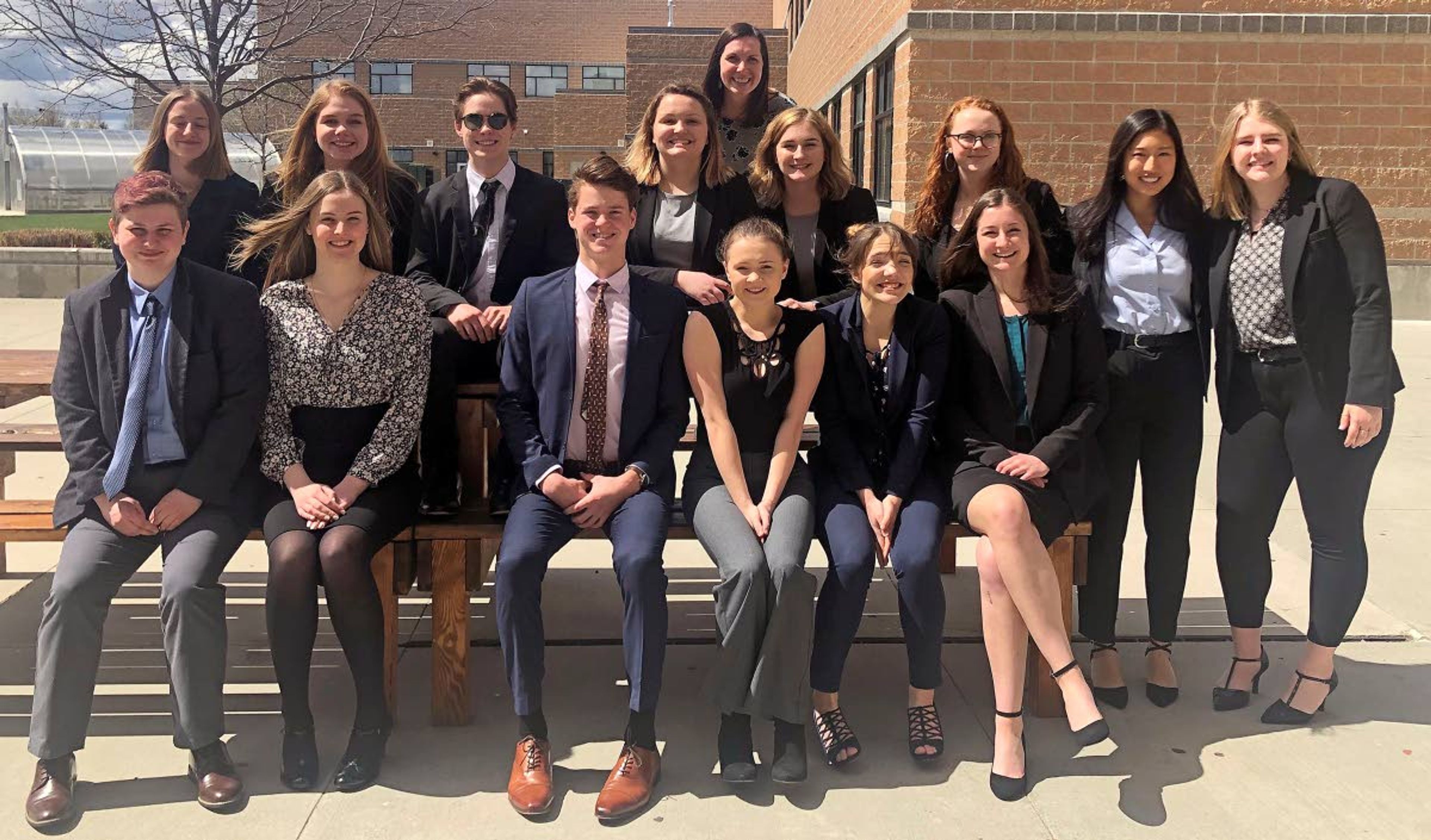 The Moscow High School speech team recently competed in the state speech championships.