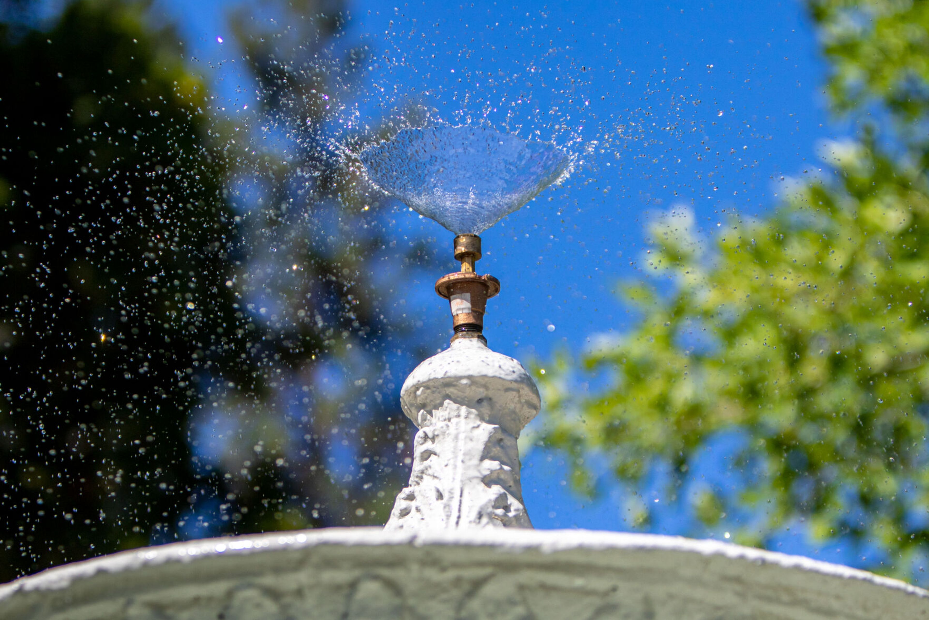 The top of Lippett Fountain at Eells Park in Colfax returns to action Saturday during the city of Colfax’s 150th birthday celebration.