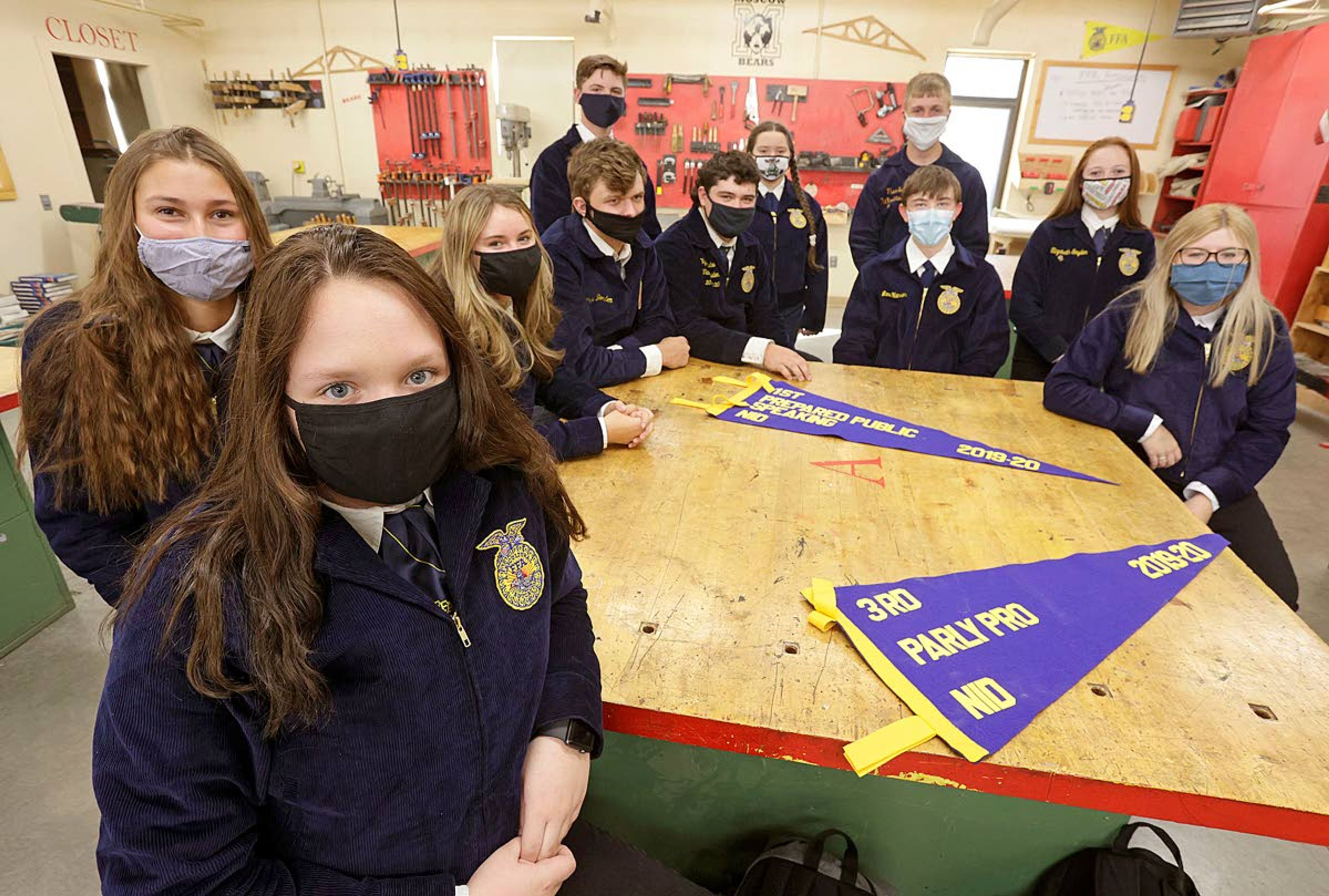 Geoff Crimmins/Daily NewsThe Moscow High School FFA chapter was started in 2019, and now has about 30 active members and about 70 students who take the associated shop classes.