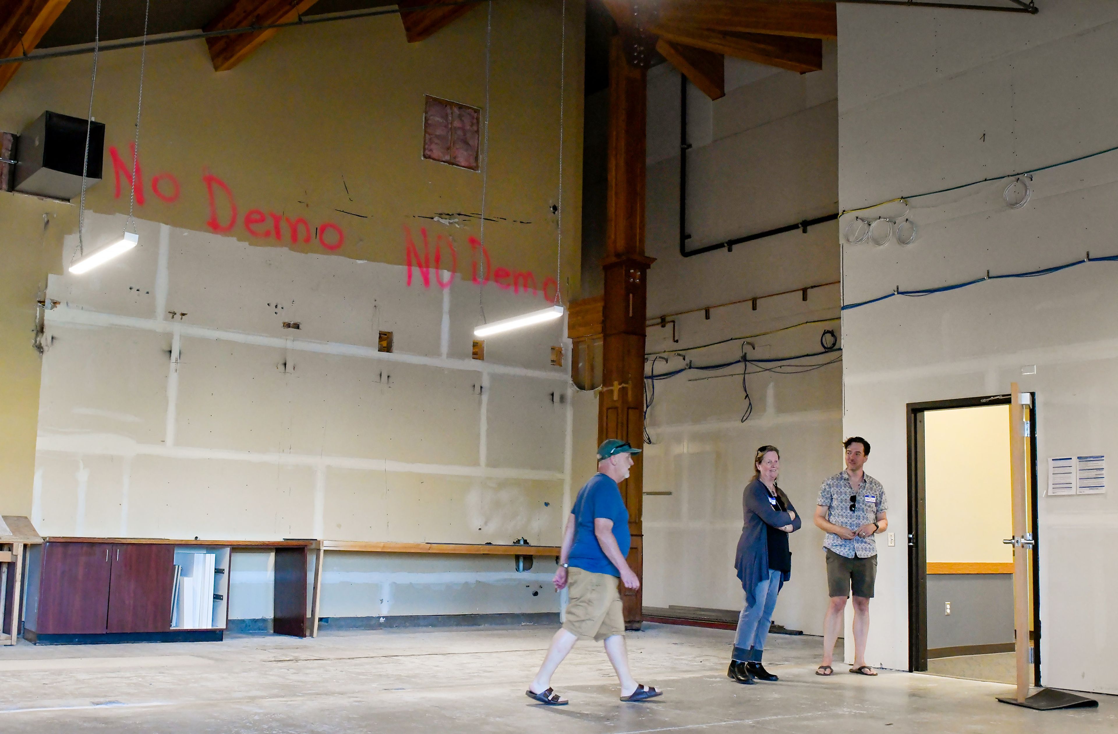 The future Pullman Good Food Co-op was open to visitors for an open house on Wednesday in Pullman. Guests were able to walk through the building, talk with board members and other member-owners and give feedback on the space.