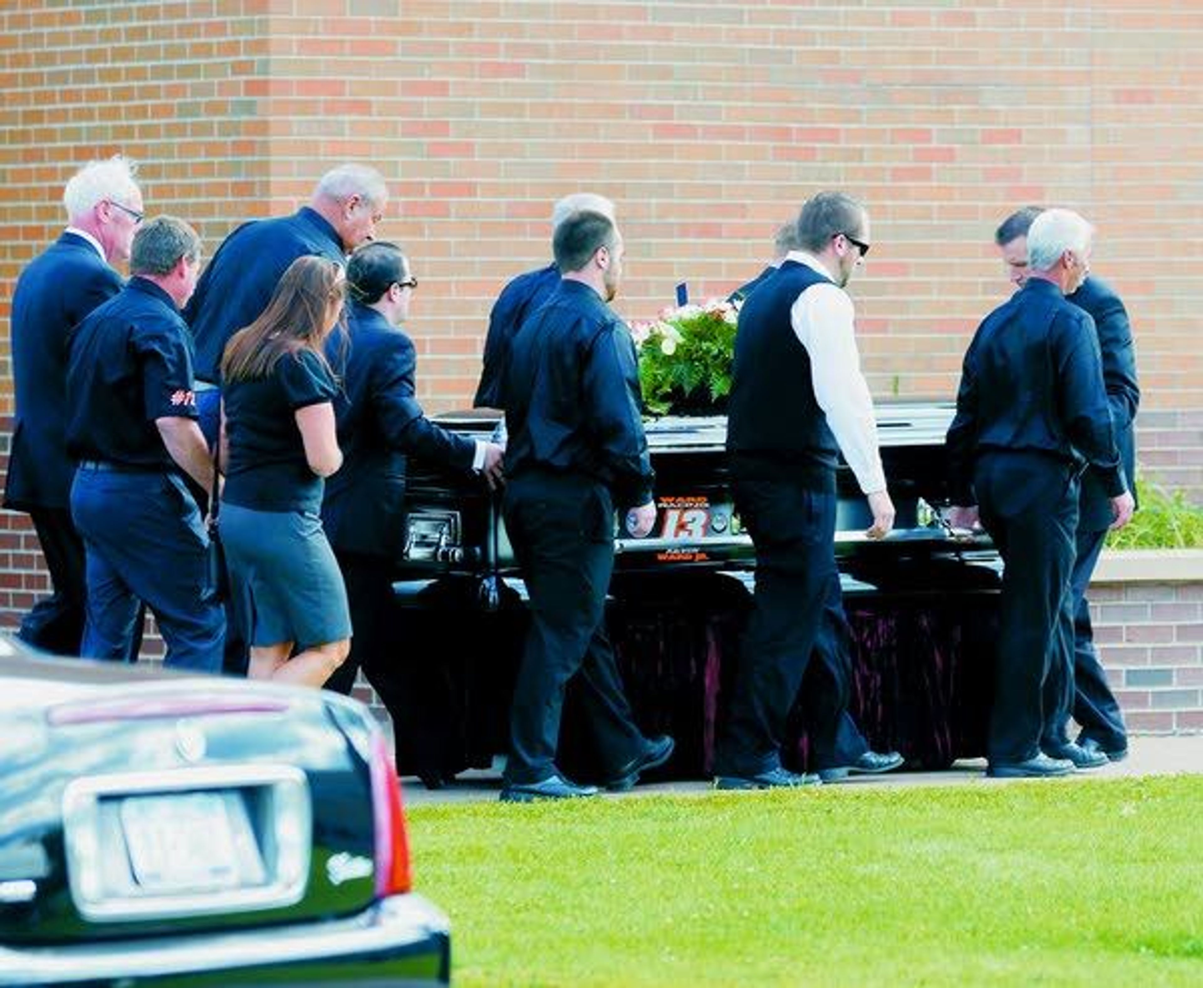 Friends and family pay respects to Kevin Ward Jr.