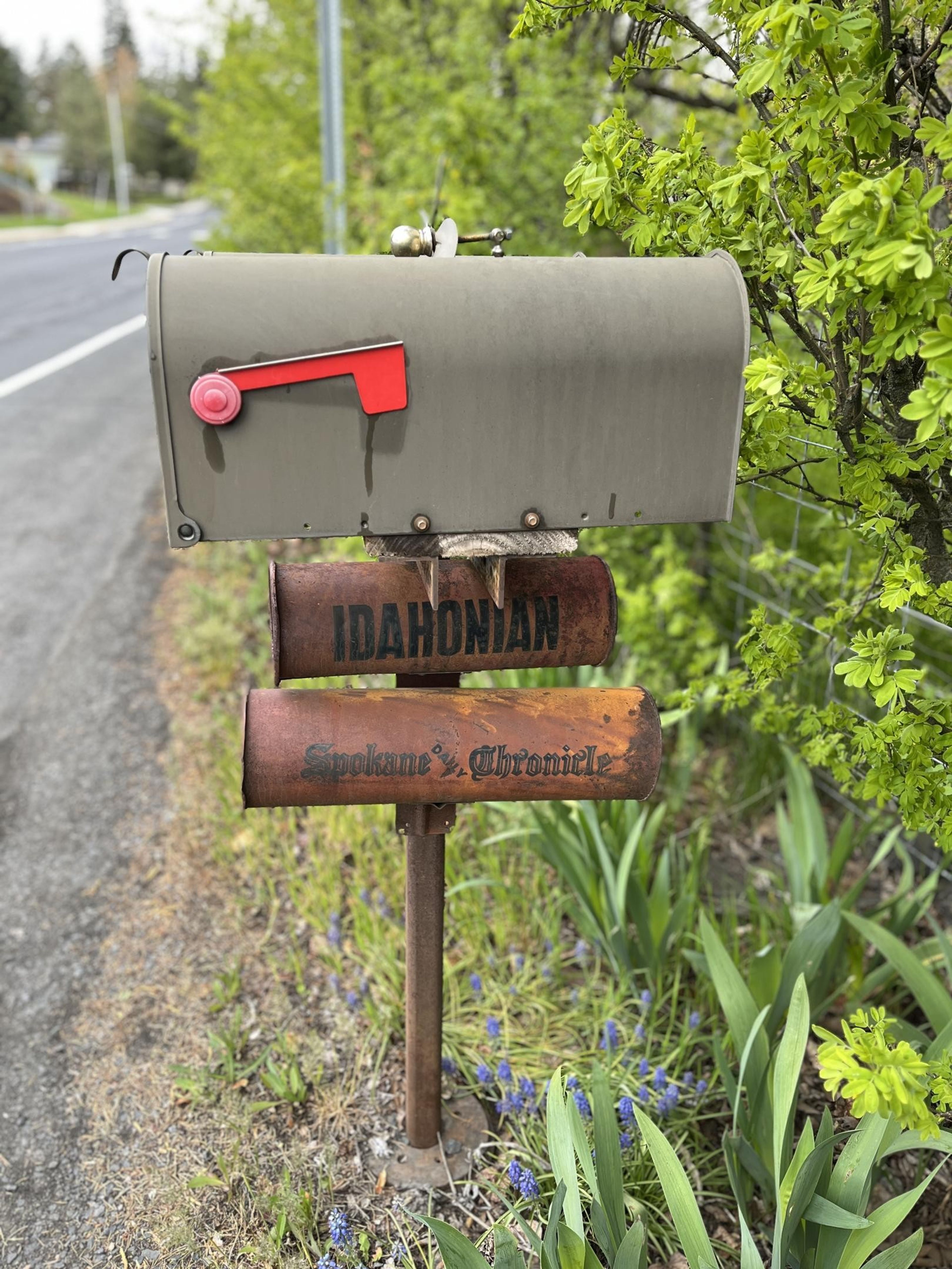 "As we get ready to transition to online versions of the newspaper, it dawned on me that these boxes are the nearly obsolete!" wrote Shelly Gilmore, who snapped this picture on a spring day in Moscow.