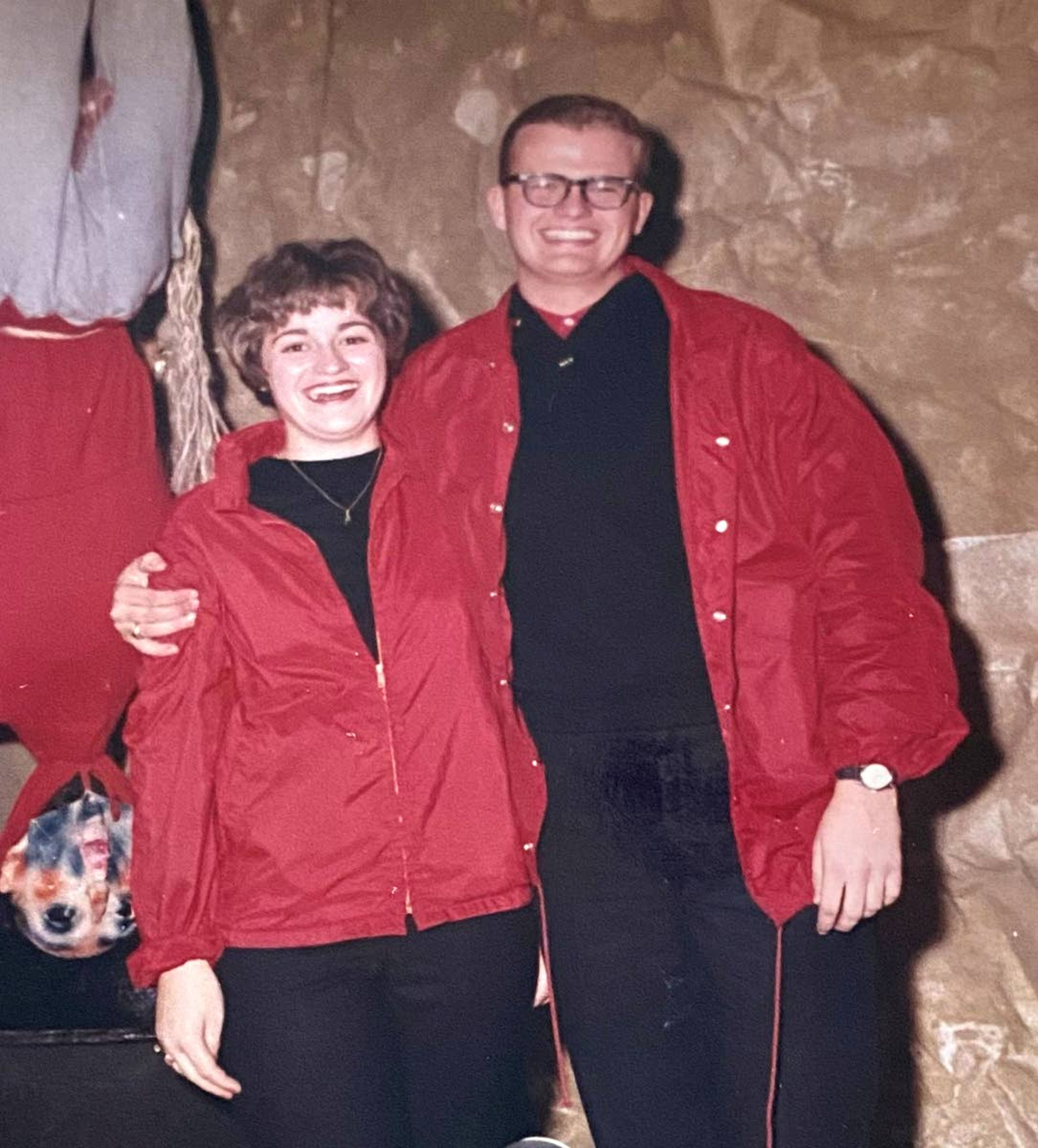 Courtesy Denton familyHarry Denton Linda (Teter) Kvamme pose during a dance at his Phi Gamma Delta fraternity house at the University of Idaho in the early 1960s.