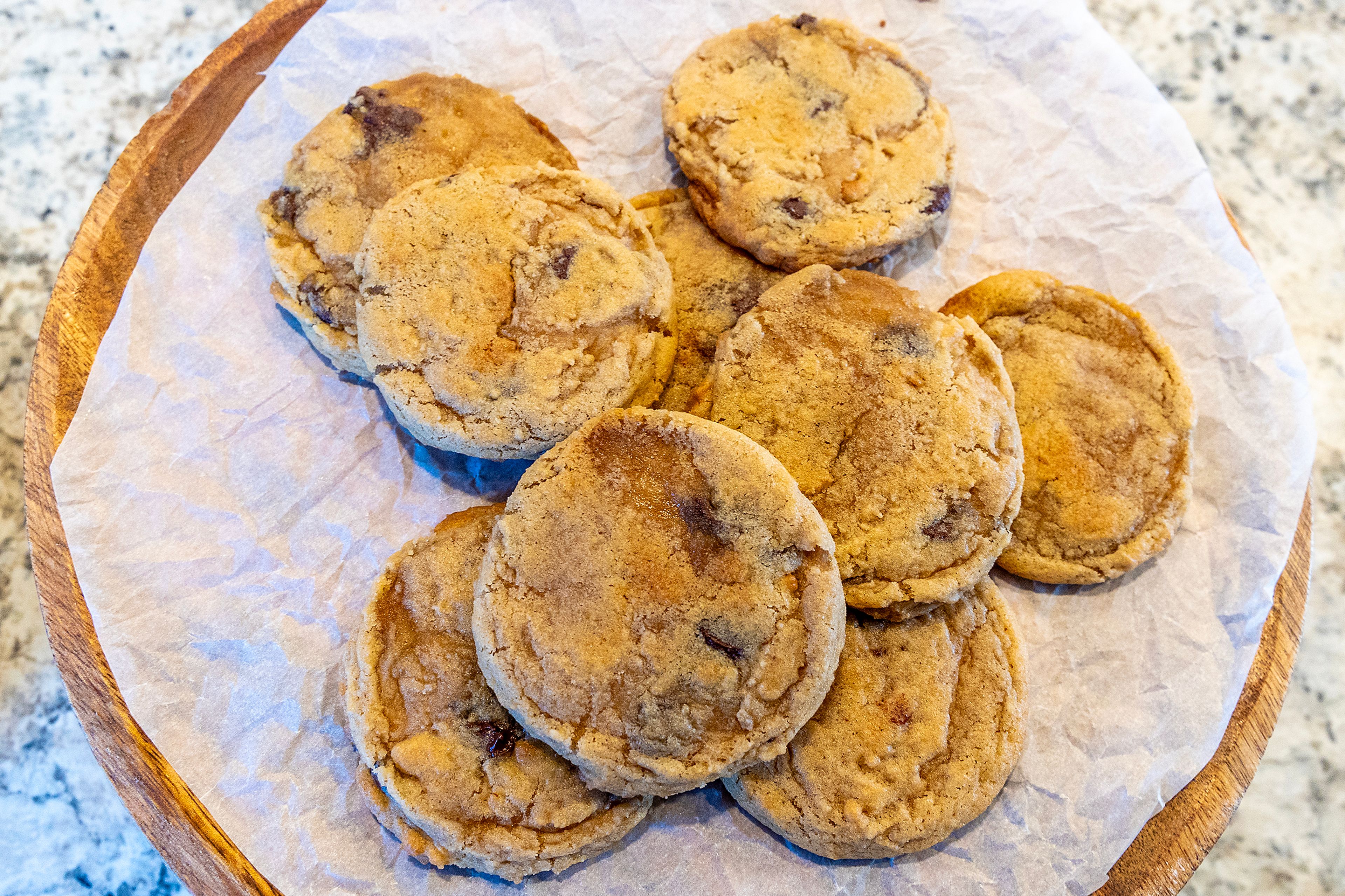 Zenner's sourdough chocolate chip cookies.