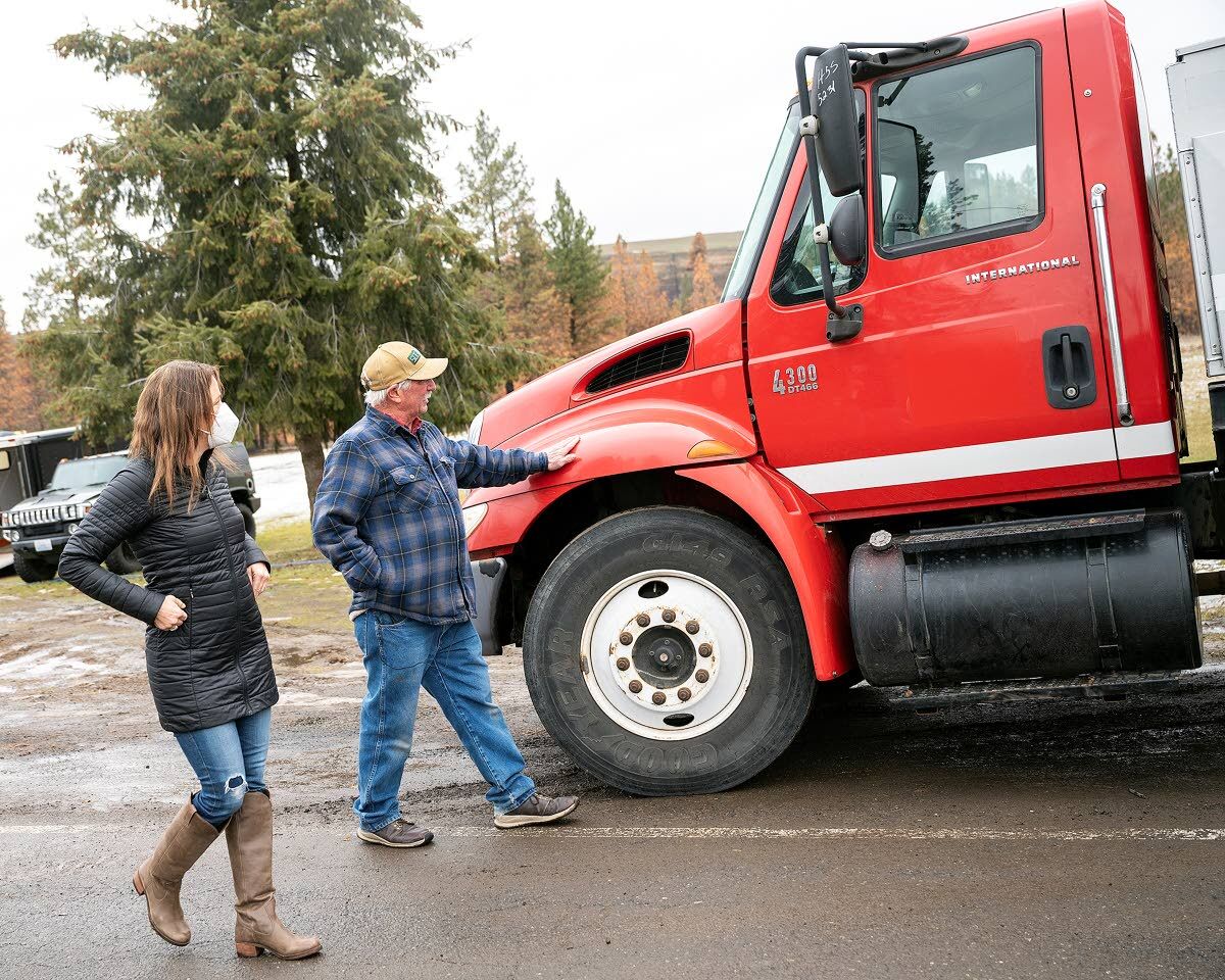 A fire engine for Christmas
