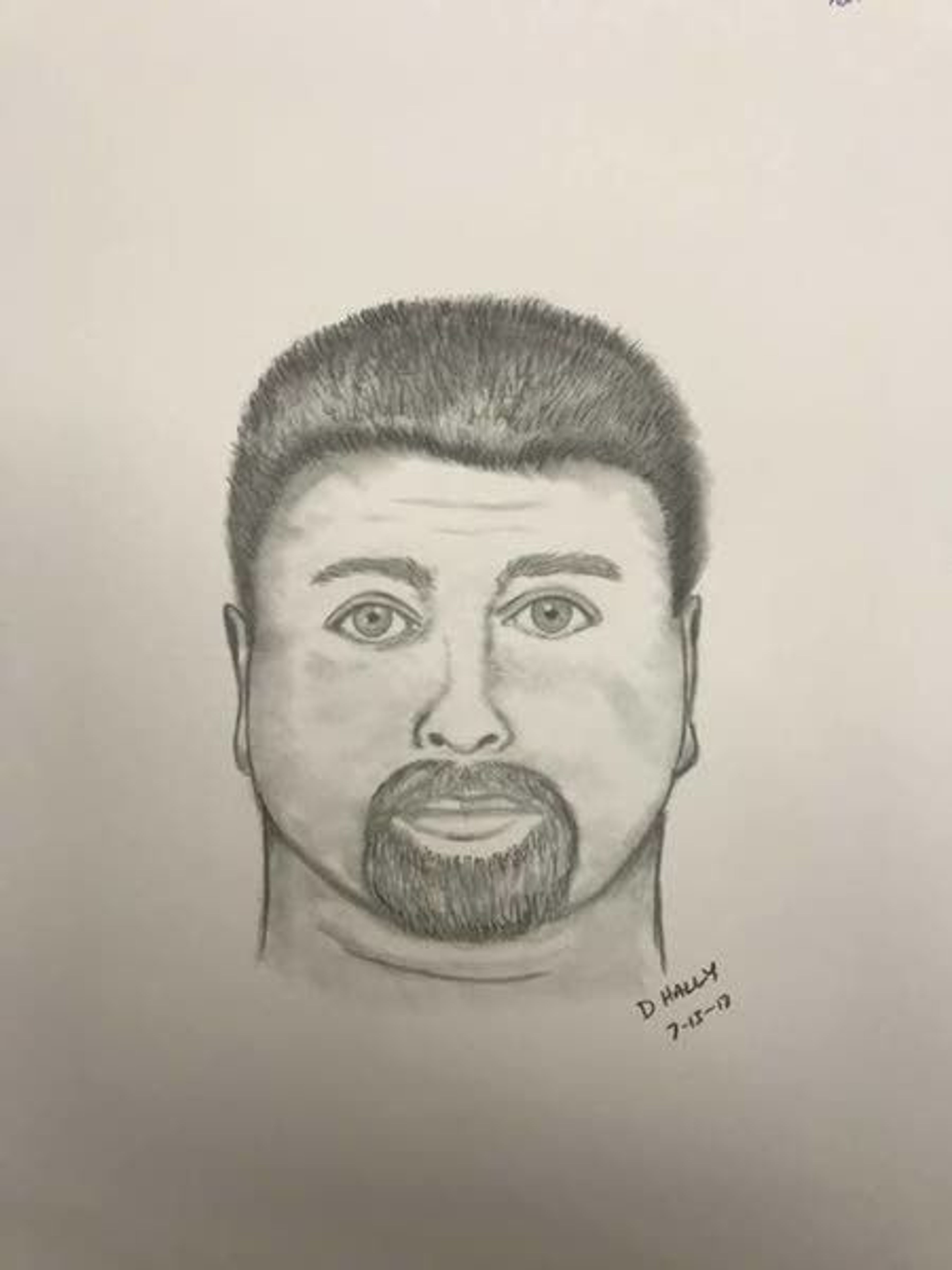 Police sketch of suspect