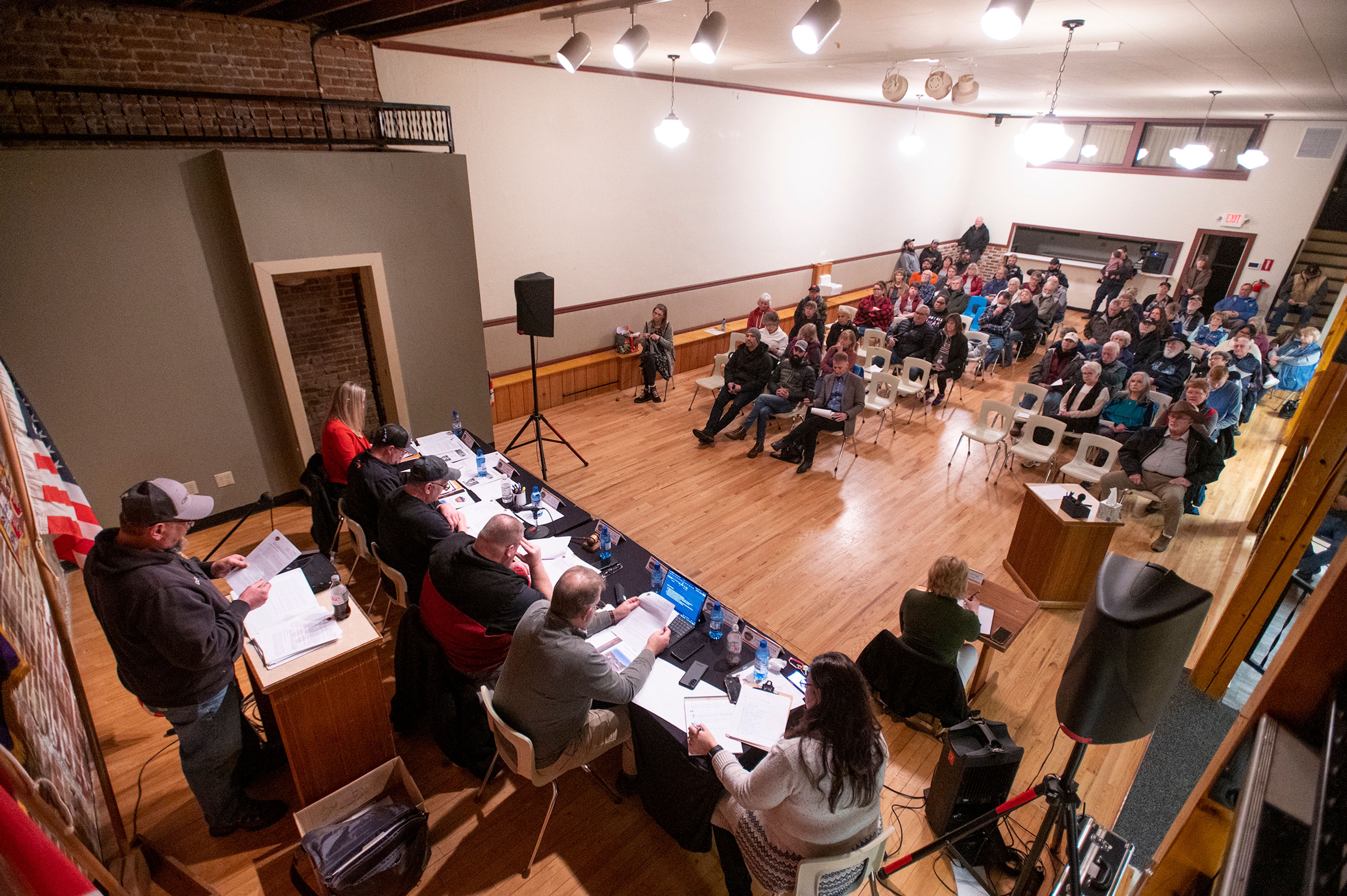 A public hearing for a conditional use permit on Main Street is held Wednesday at the Troy Lion’s Club.