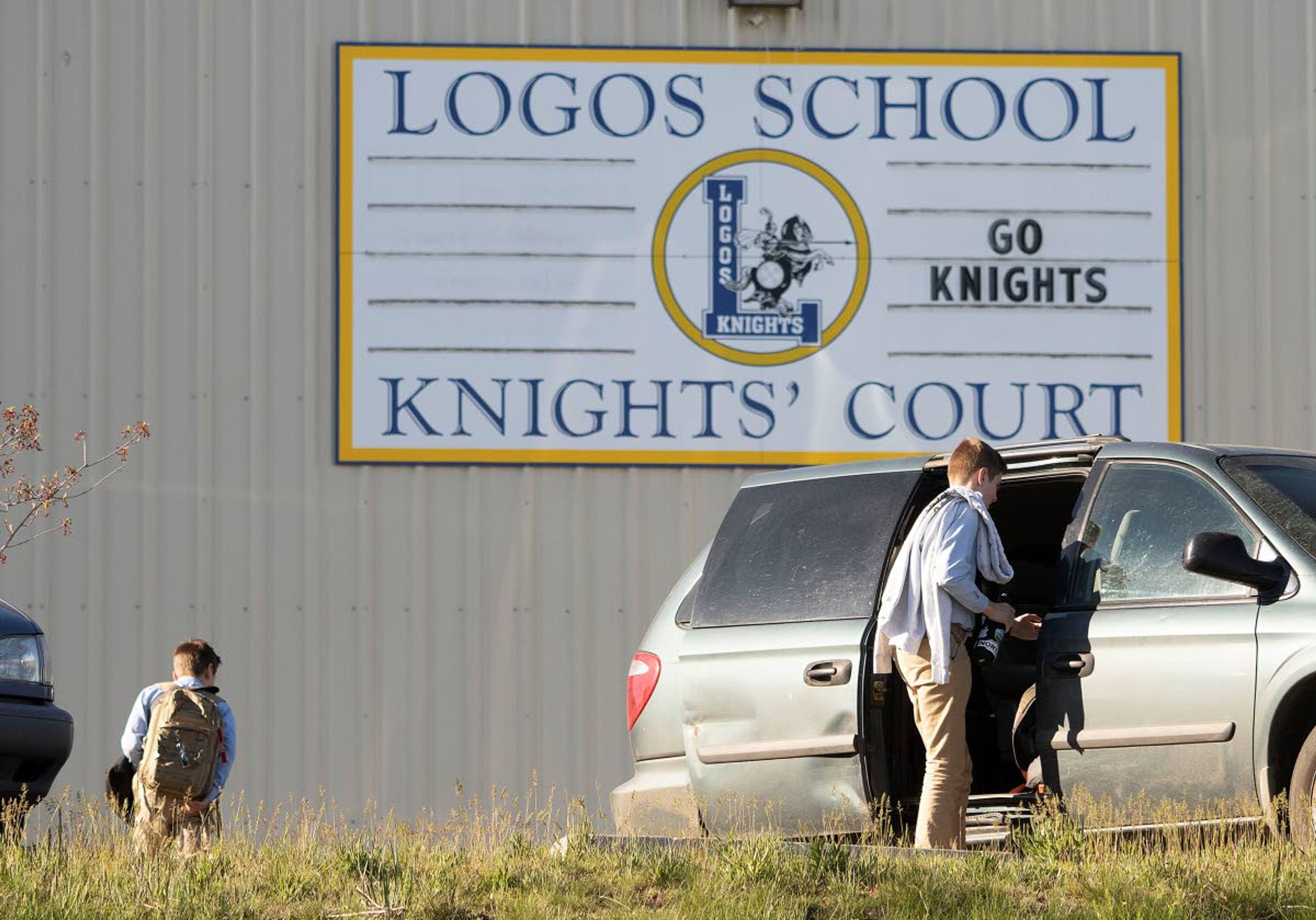 In this file photo, students arrive for the first day of classes after Logos School reopened last May in Moscow. Logos School is set to add classroom space as the Christian school continues to grow.