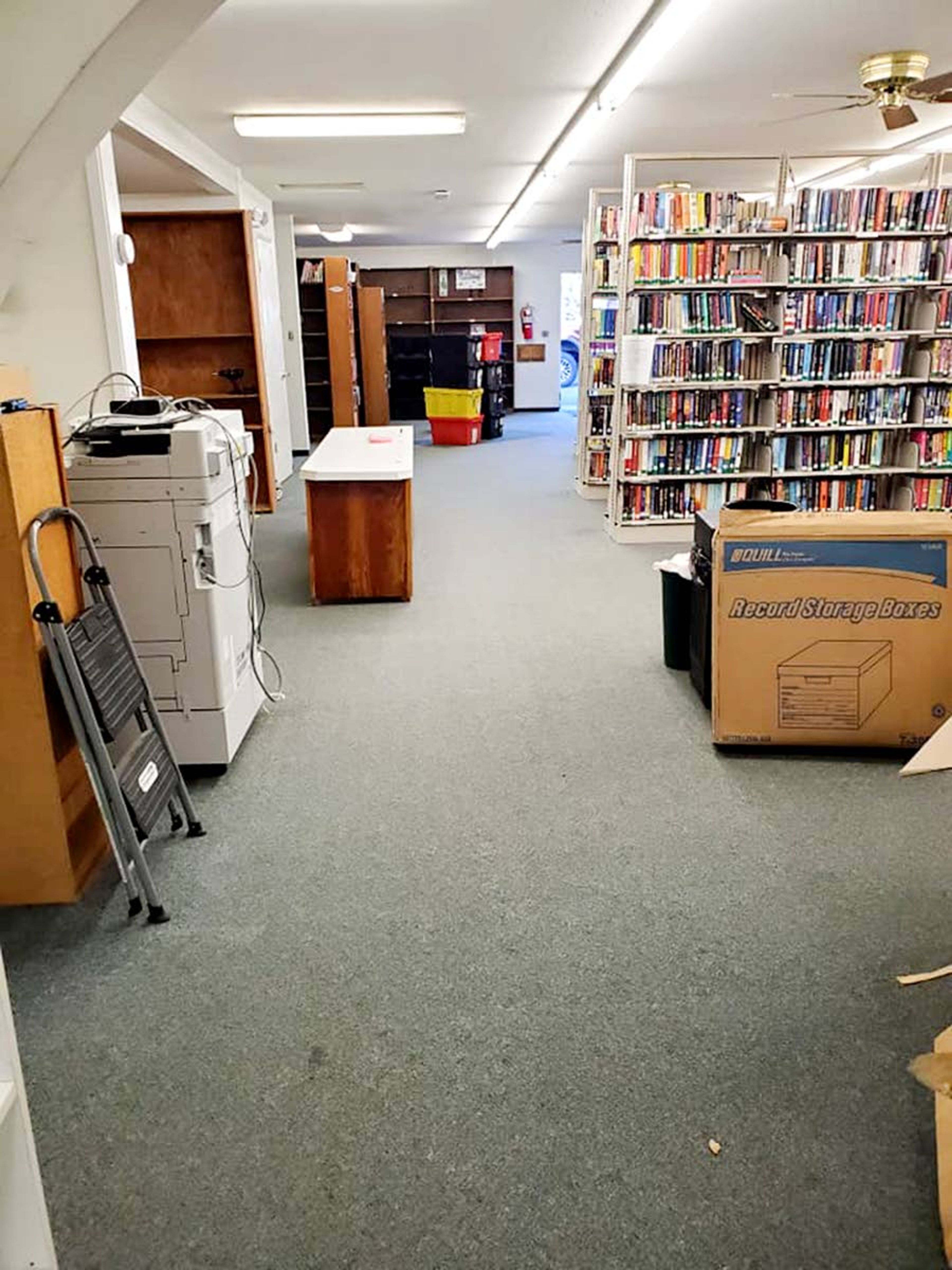 The Elk River Free Library is pictured before its remodel.