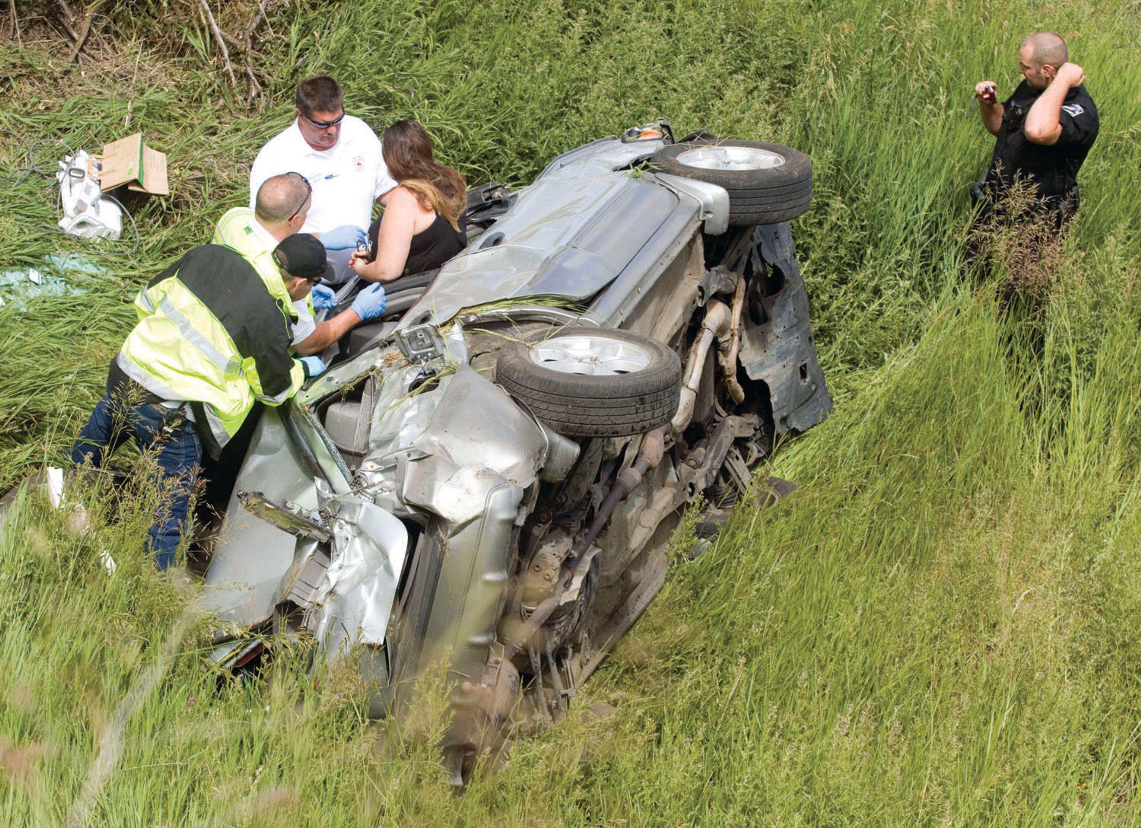 Rollover near Moscow