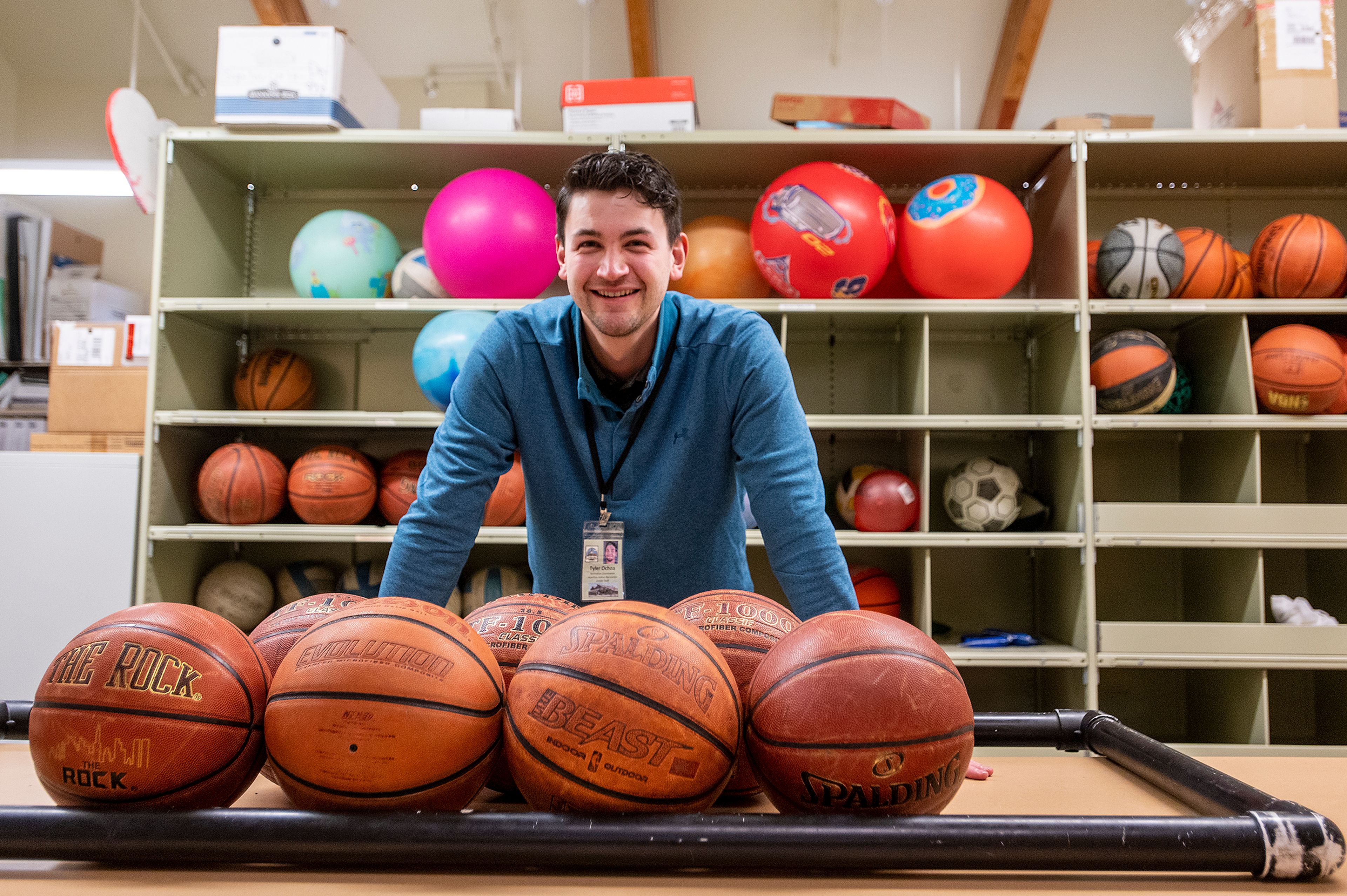 Moscow Recreation Coordinator Tyler Ochoa in his element.