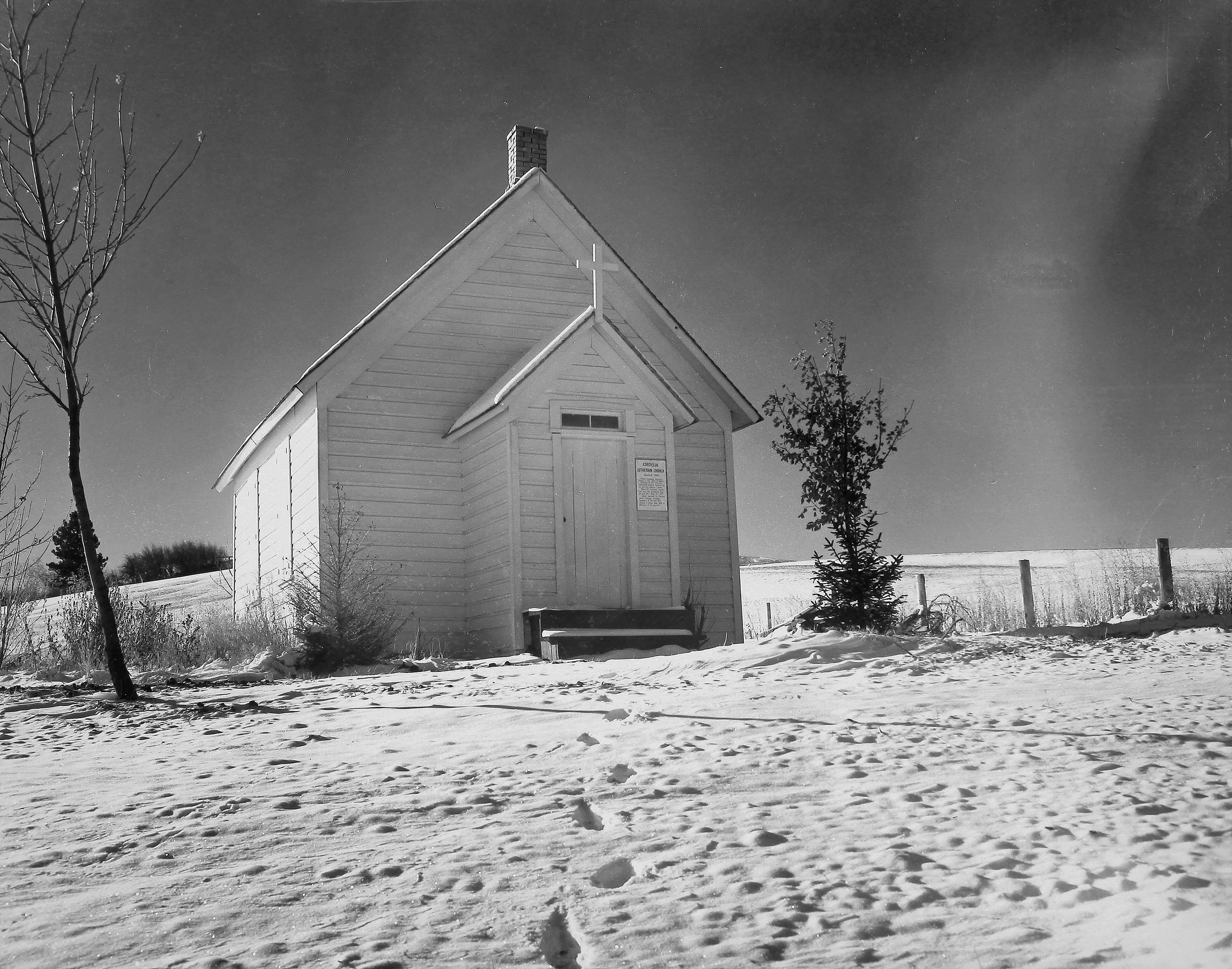 Cordelia Lutheran Church, circa 1940.