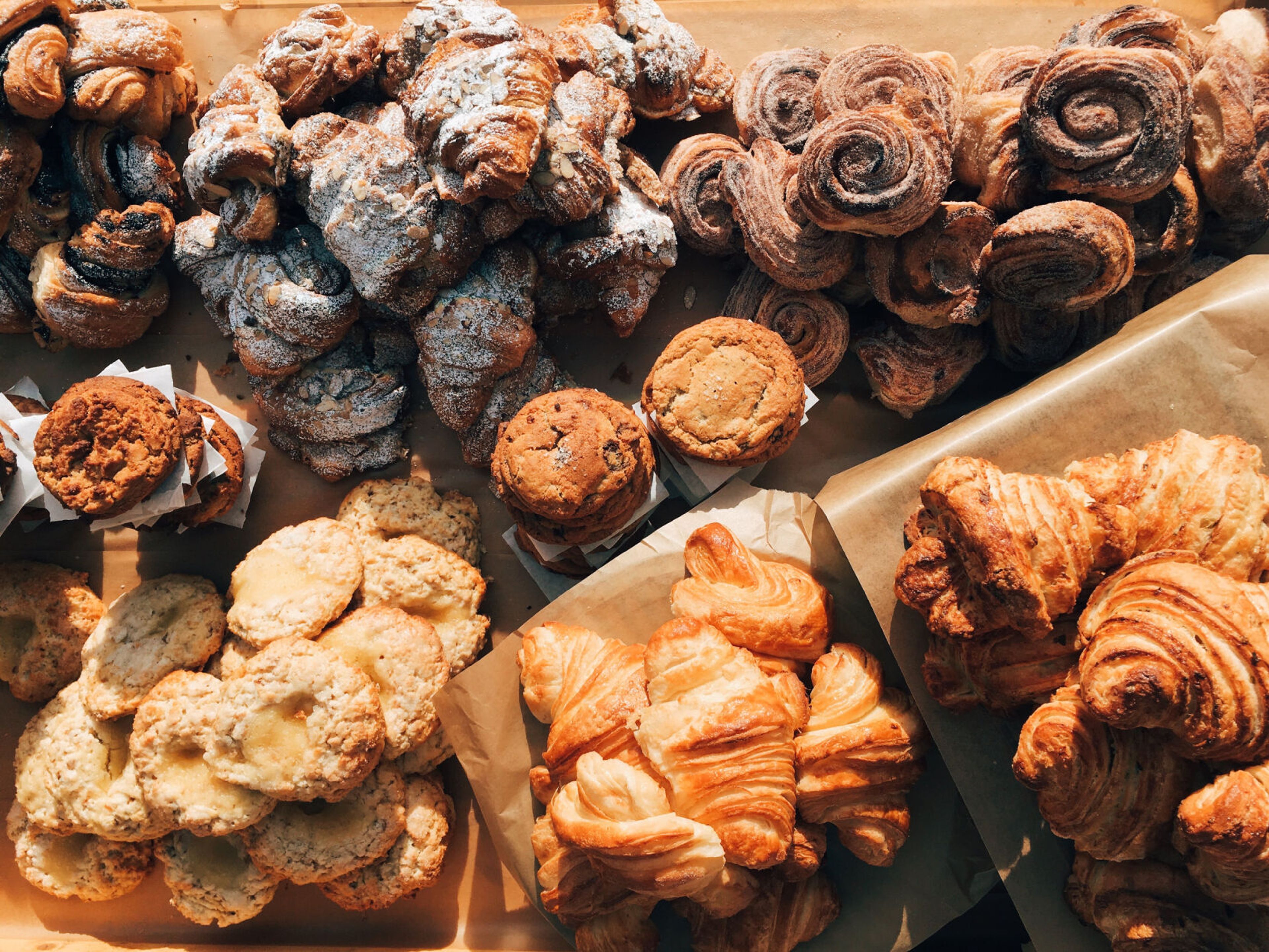 Various baked goods at Roost Coffee & Market in Pullman.