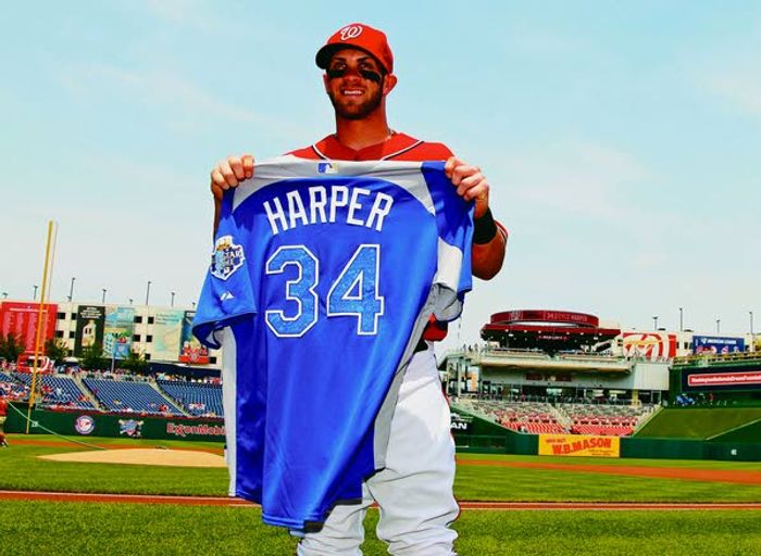 Harper, Trout go from farmhands to fame