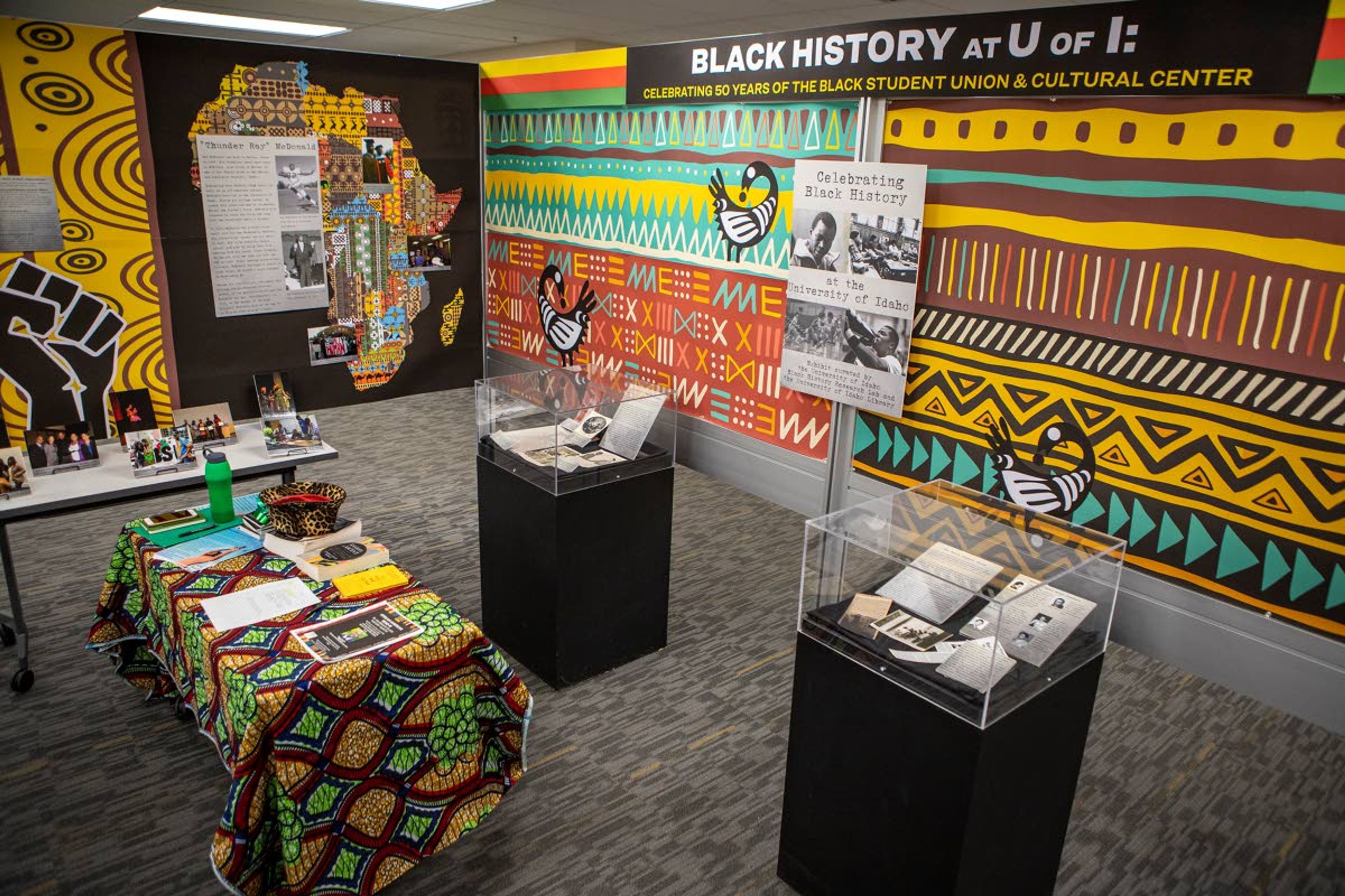 An exhibit celebrating Black History at the University of Idaho is located on the first floor of the UI library in Moscow. The exhibit will be on display until March 4.