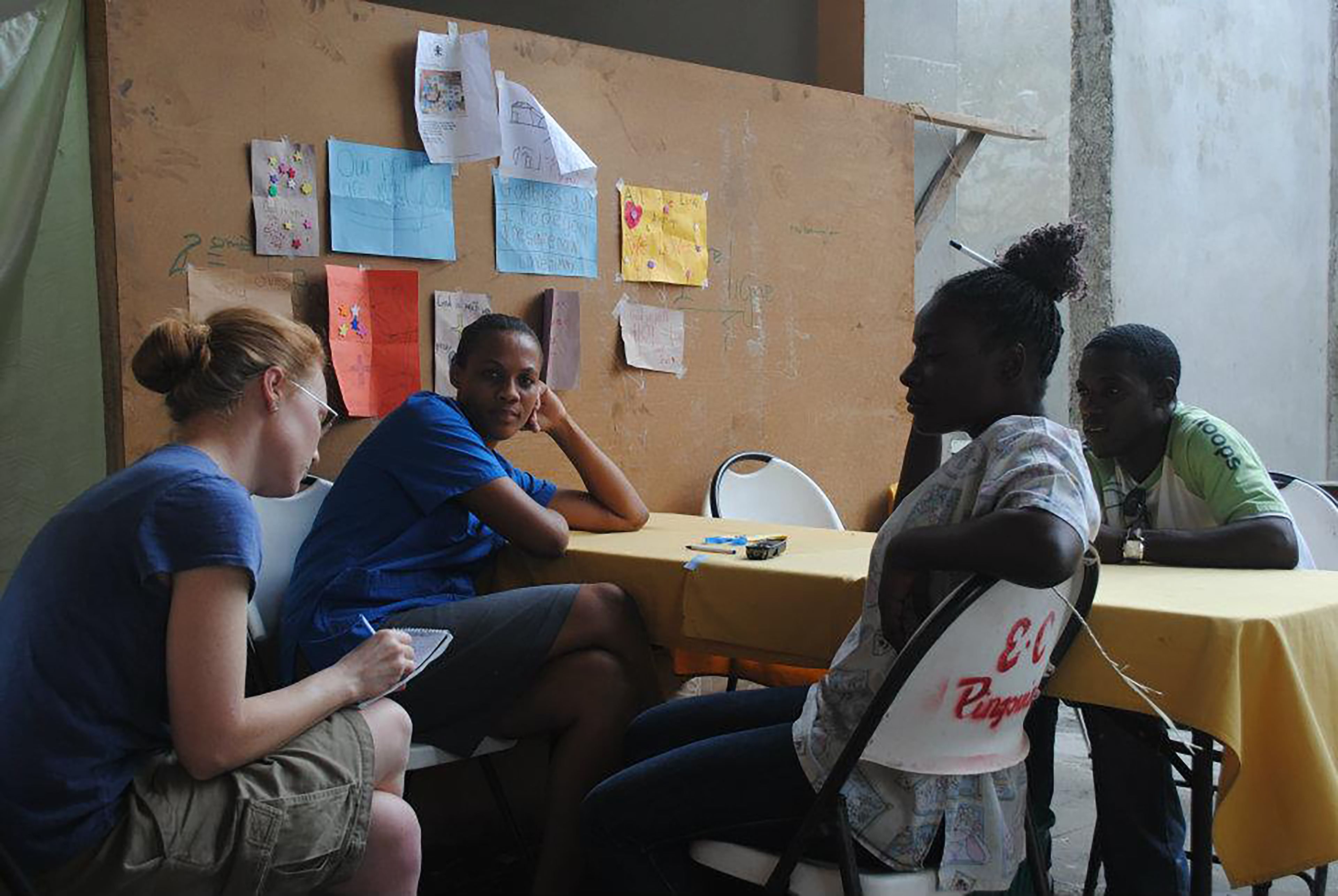 Columnist Tracy Simmons, left, traveled with a group of Connecticut Episcopalians to Port-au-Prince in 2010 to report on the aftermath of an earthquake in Haiti.