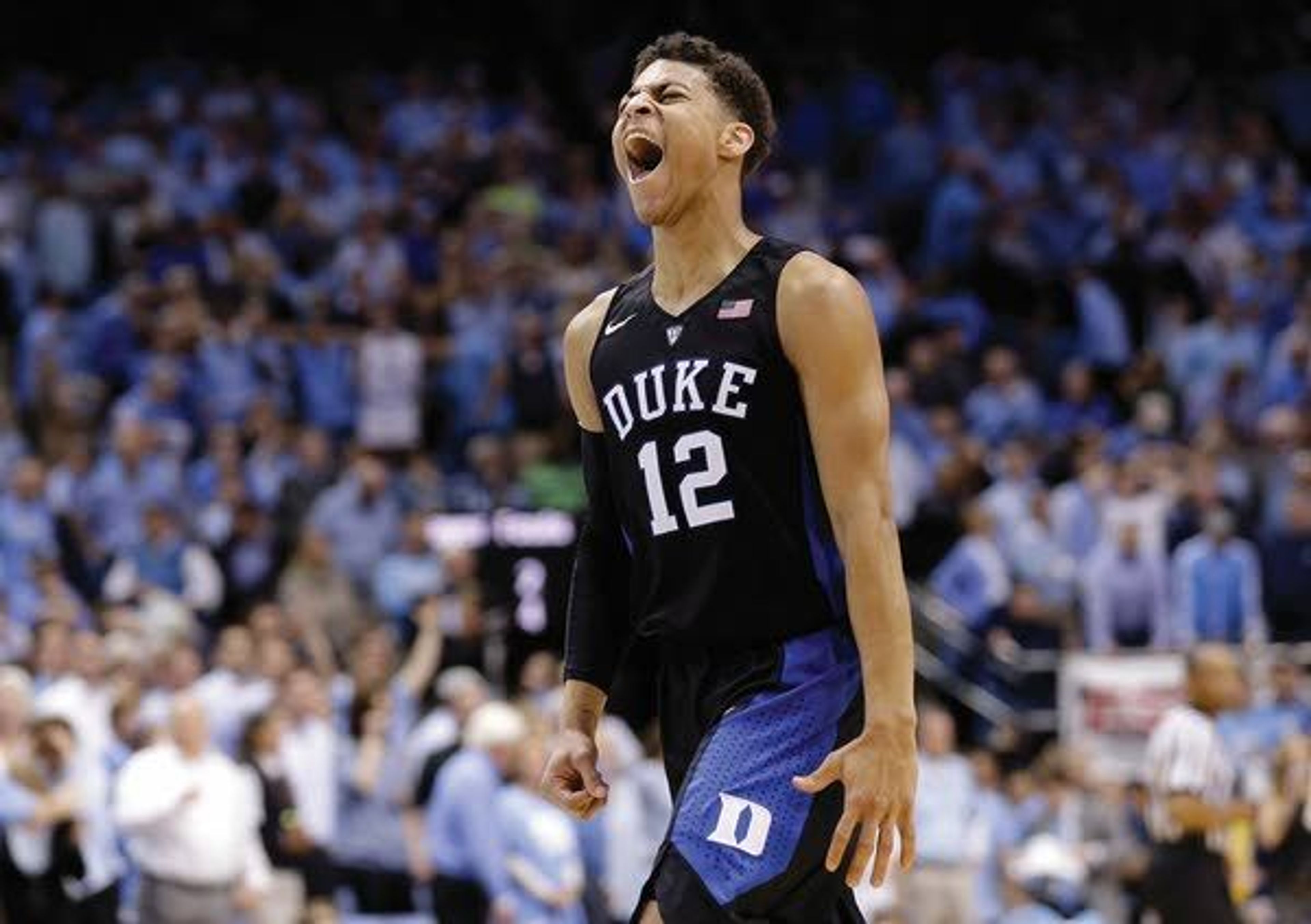No. 20 Duke edges No. 5 UNC 7473 on late block