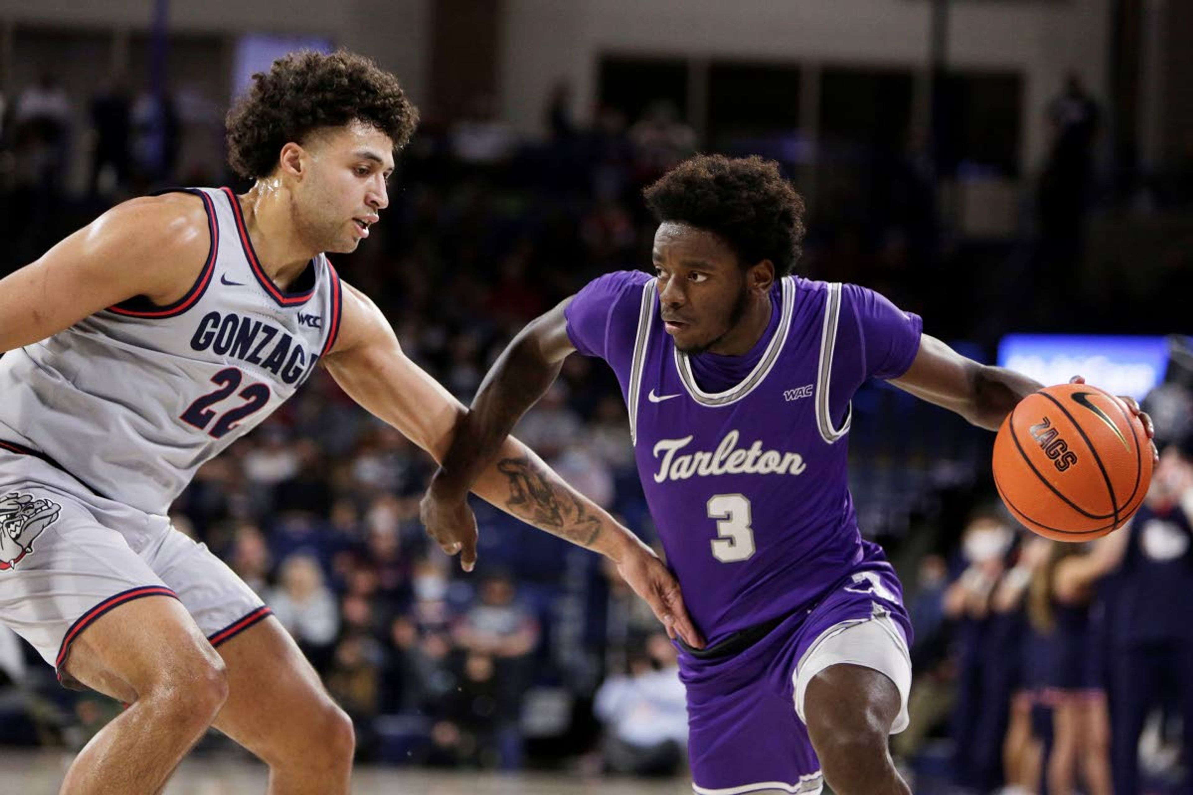 Bolton scores 17 as No. 3 Gonzaga beats Tarleton State