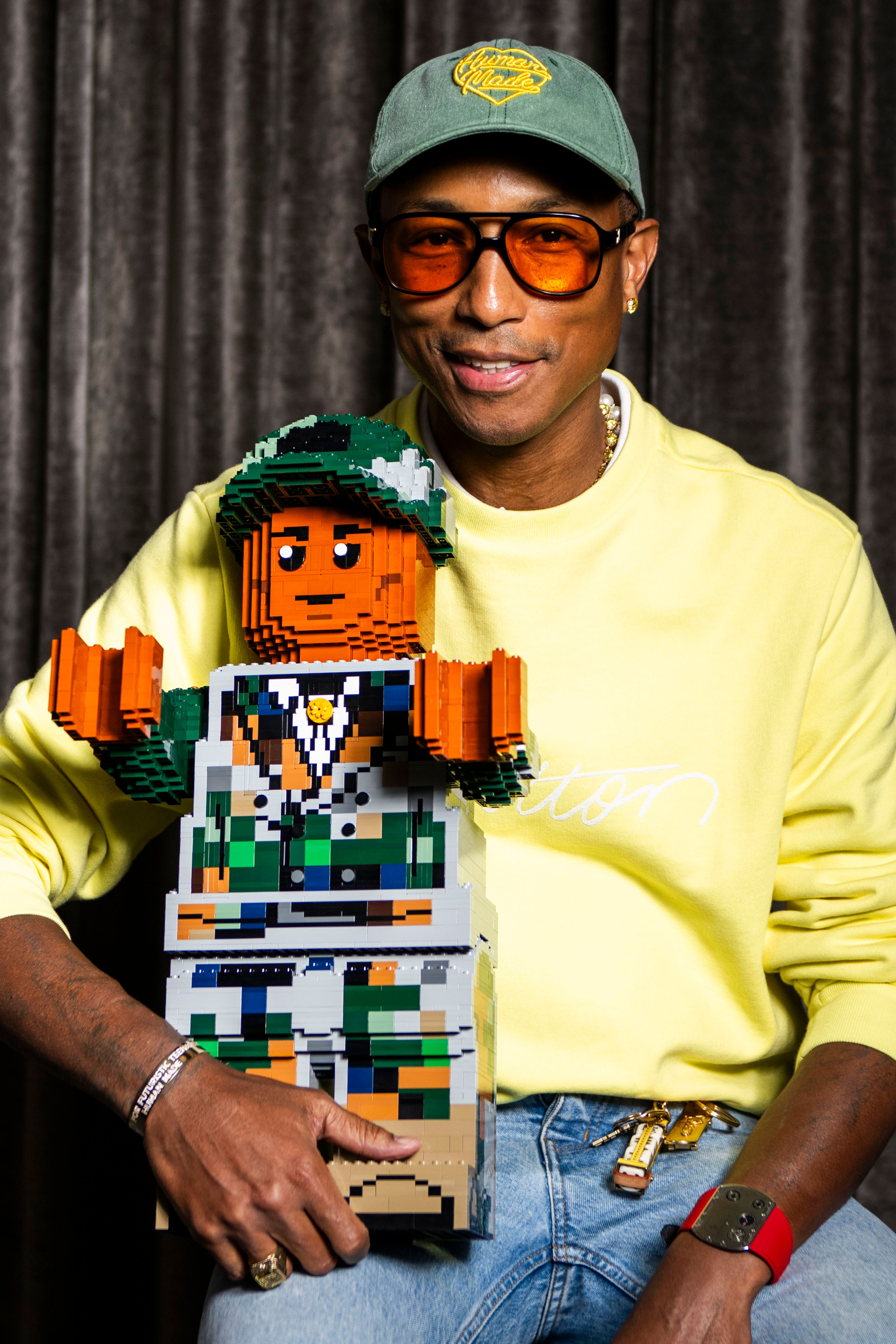 Pharrell Williams poses for a portrait Sept. 9 to promote the film "Piece by Piece" during the Toronto International Film Festival in Toronto.