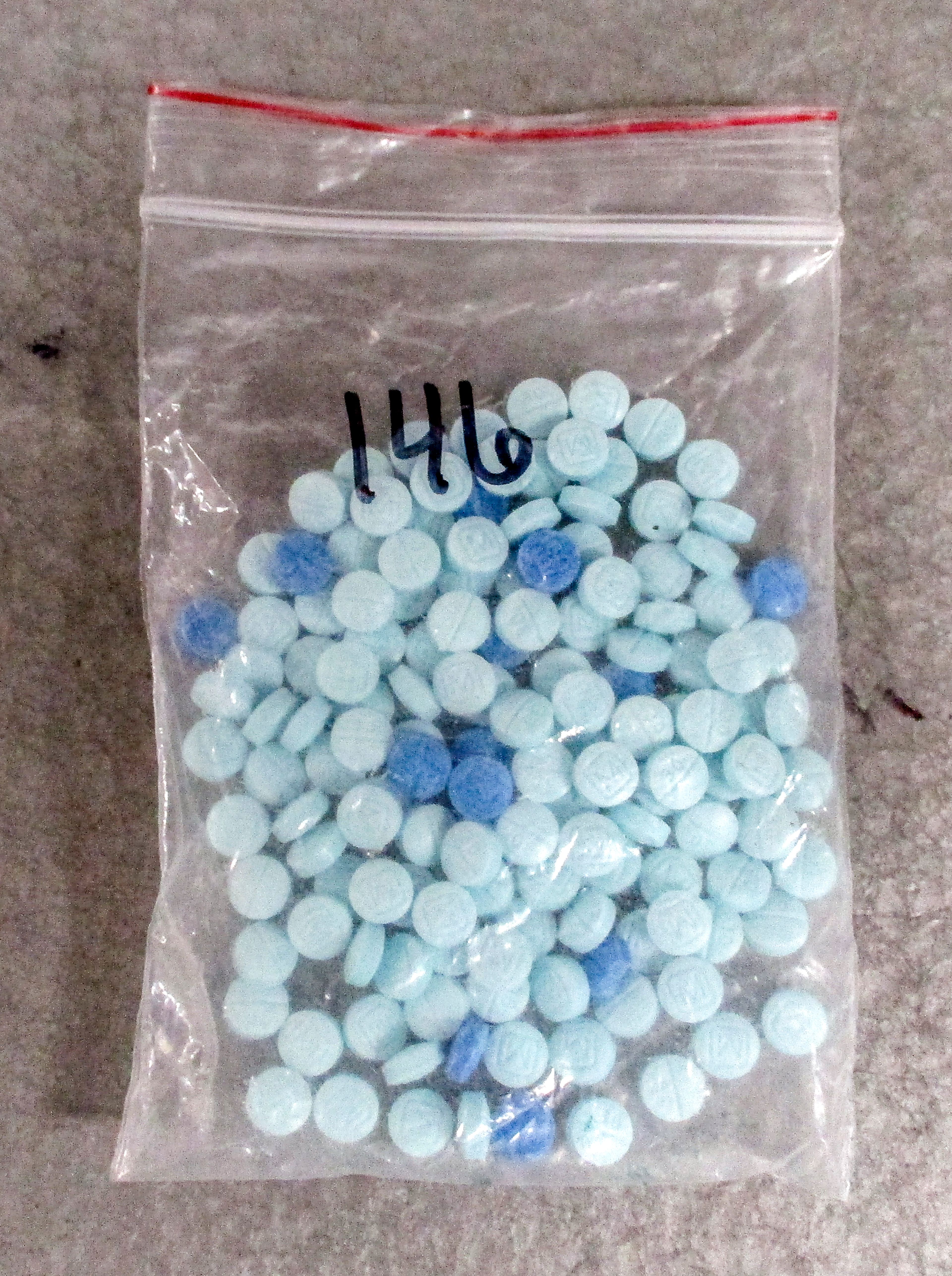 A bag of Fentanyl pills taken as evidence are seen in a photo provided by Whitman County Sheriffs office.