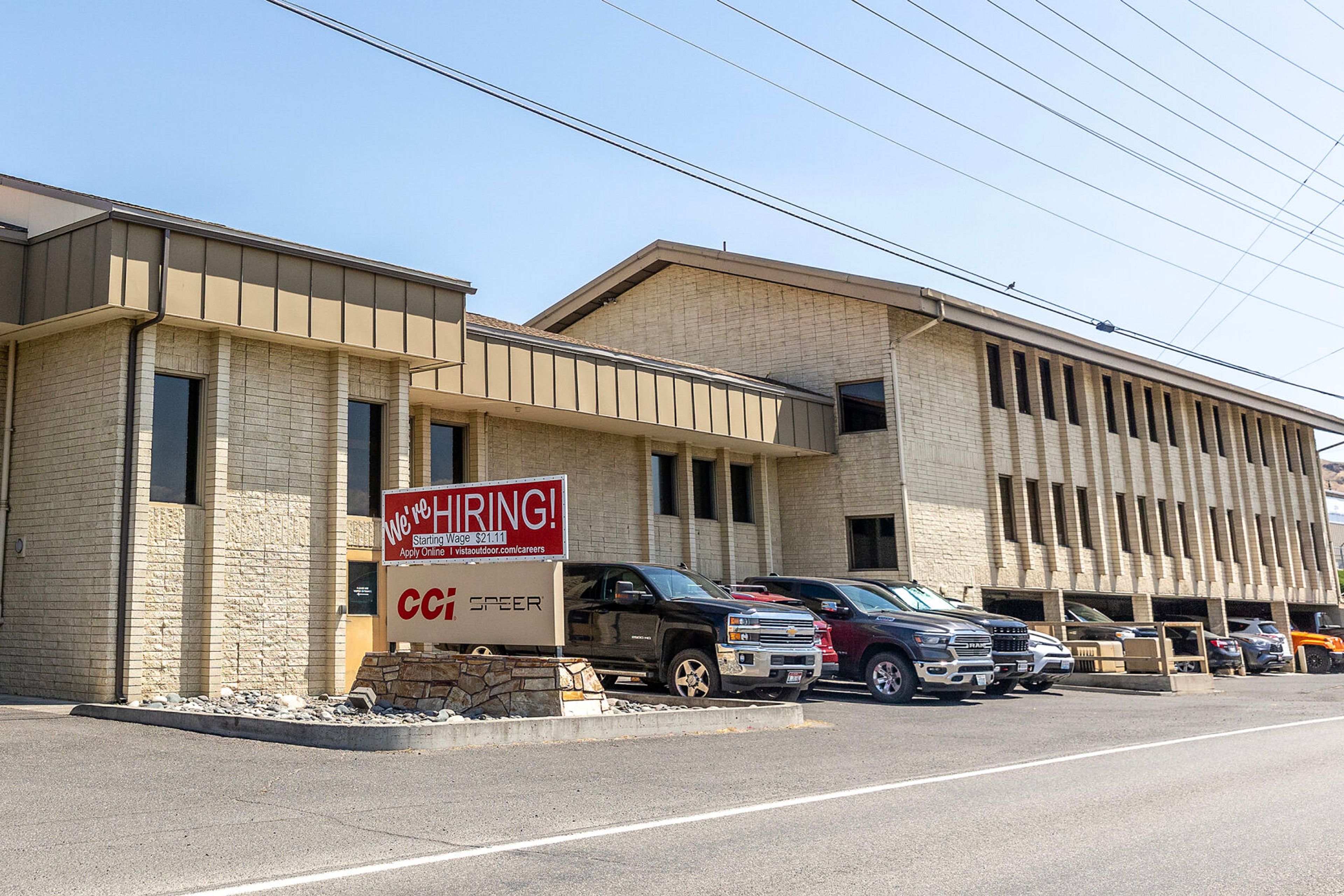 A Vista Outdoors building is pictured along Snake River Avenue in Lewiston.