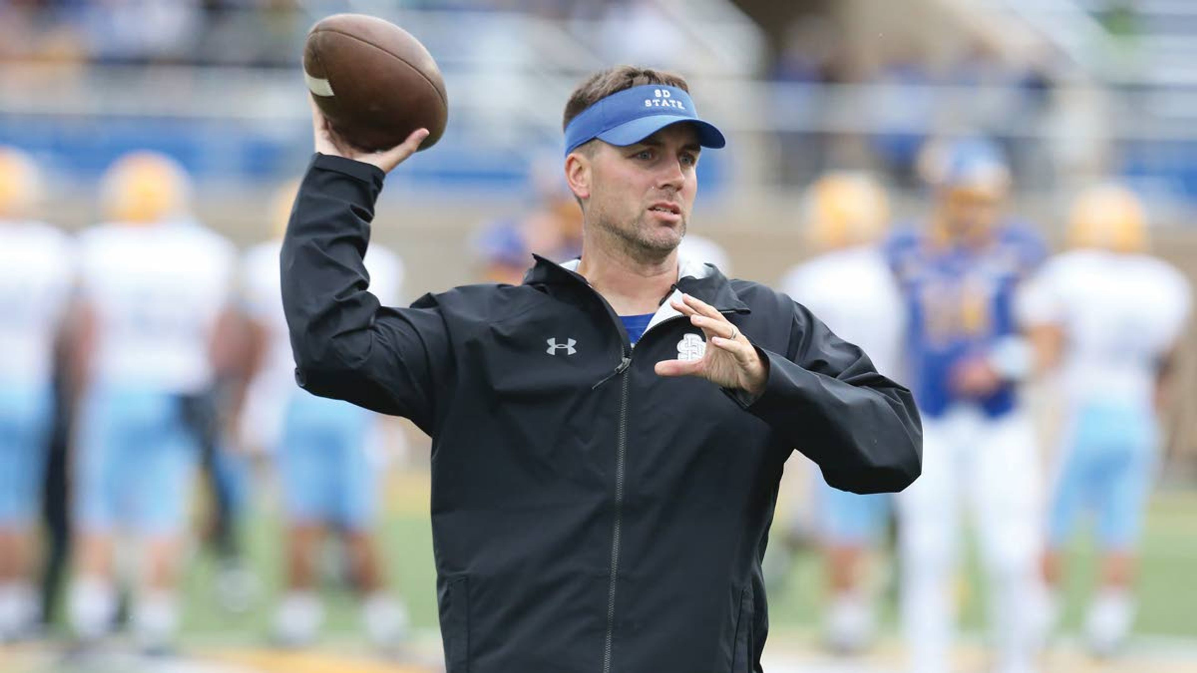 Idaho coach Jason Eck named Luke Schleusner the offensive coordinator and quarterbacks coach of the Vandals on Wednesday. Schleusner was a part of the staff at South Dakota State with Eck.