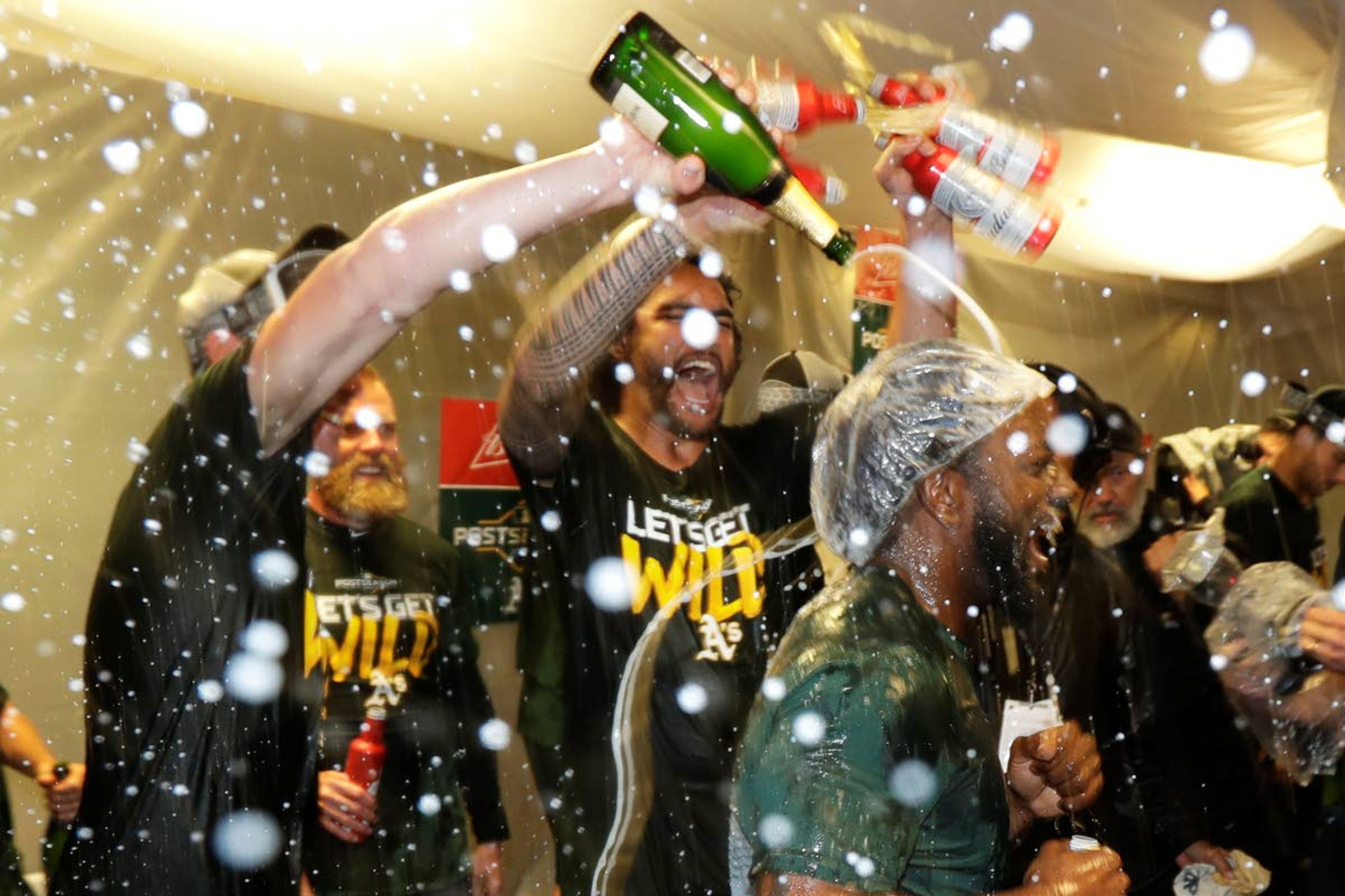 A’s clinch wild card spot, despite losing to M’s