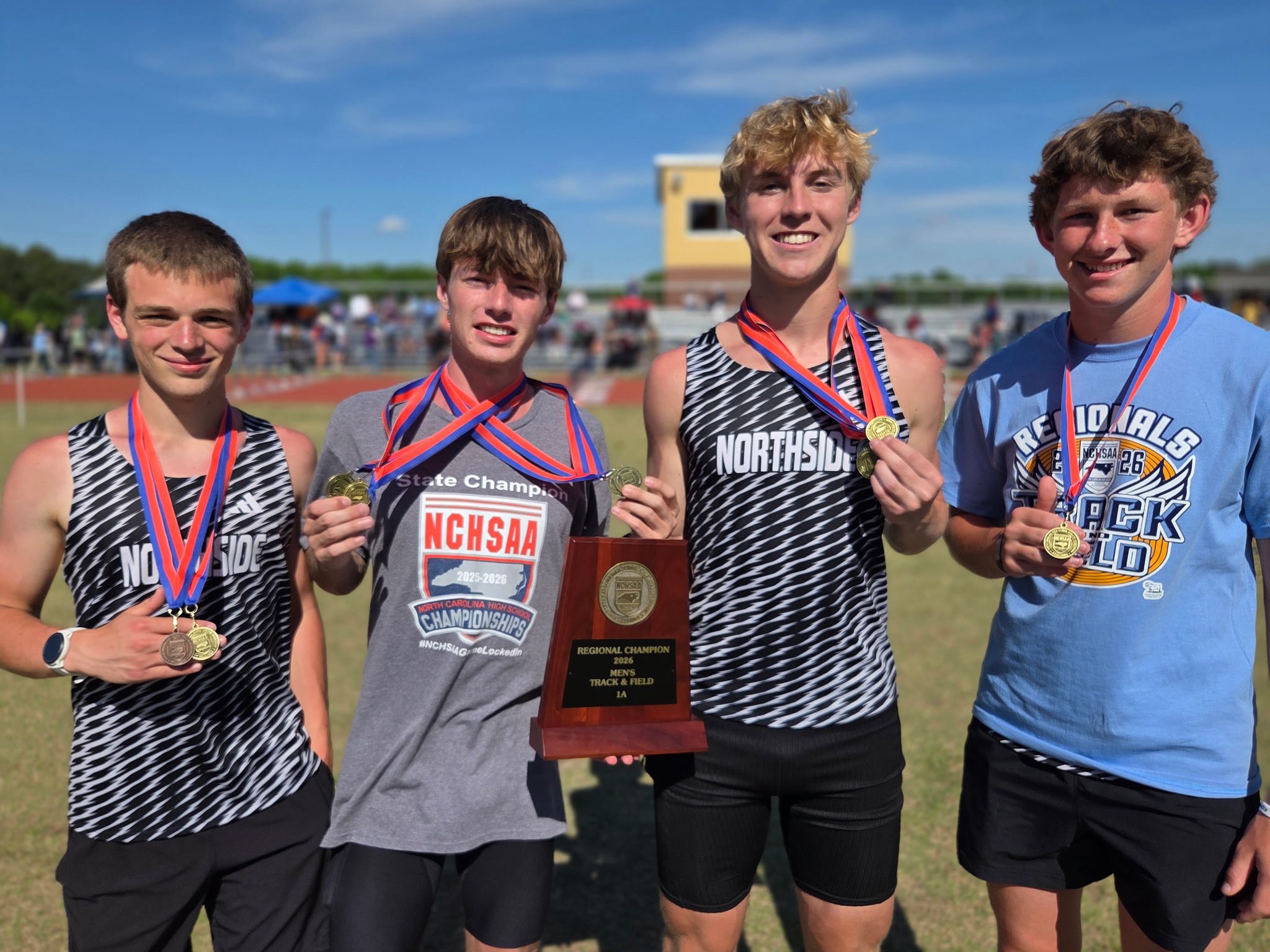 Northside Track and Field Teams Make Strides: Boys Win Class 1A East Regional, Girls Finish Third