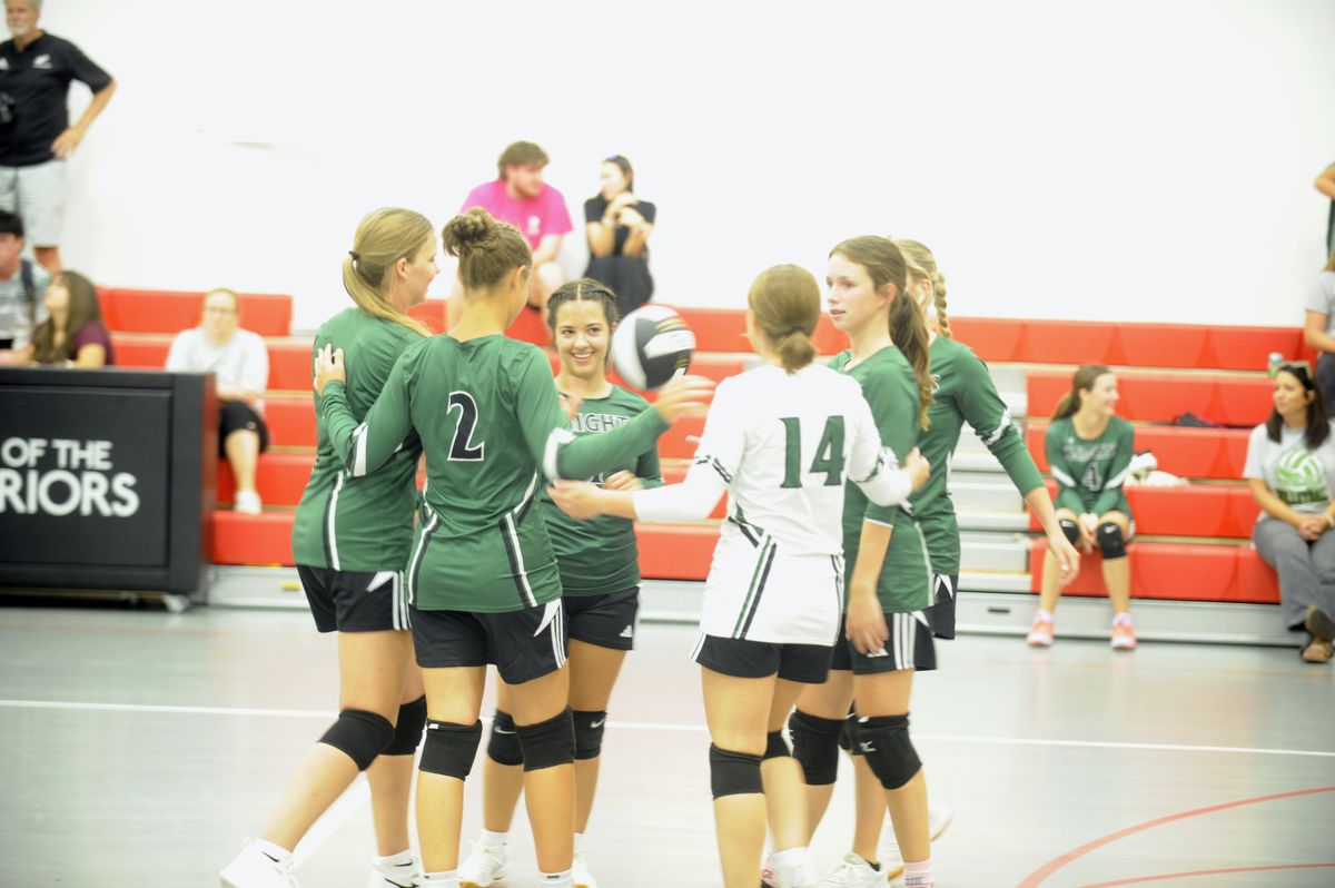 Knights outlast Unity in four sets to stay unbeaten