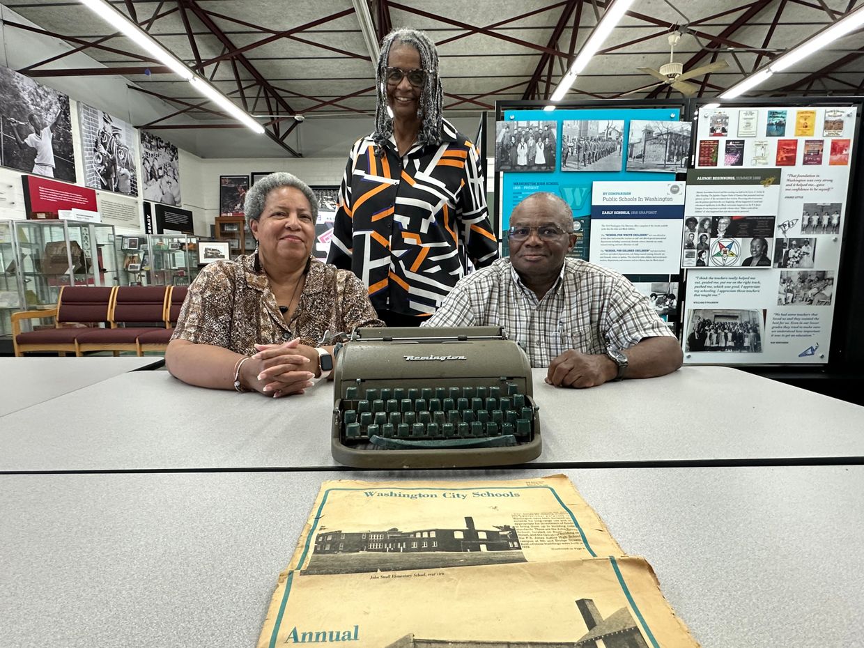 Historic Typewriter A glimpse into the past: antique typewriter finds a new home...