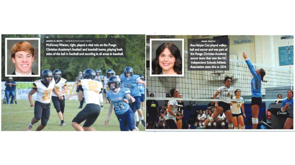 Senior Superlatives: Pungo Christian's McKinney Waters and Ava-Haiyes Cox