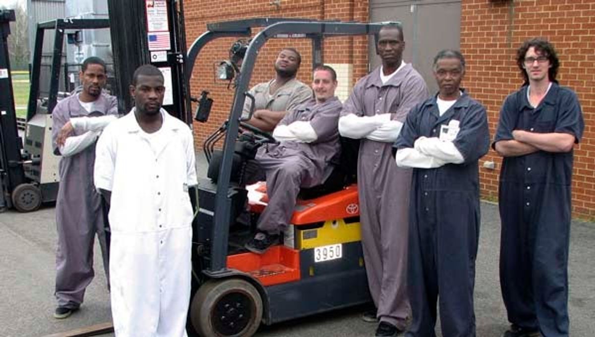 Inmates learn warehouse skills