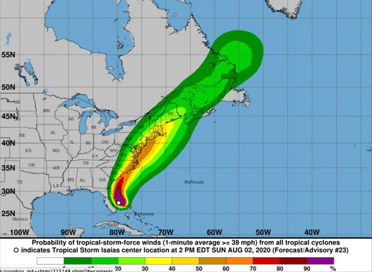 Keep a watch on Tropical Storm Isaias