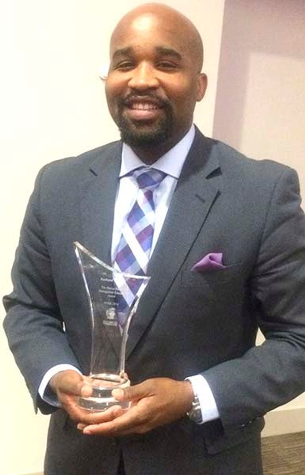 Fwps Rashad R IWCS's Rashard Wright receives national award