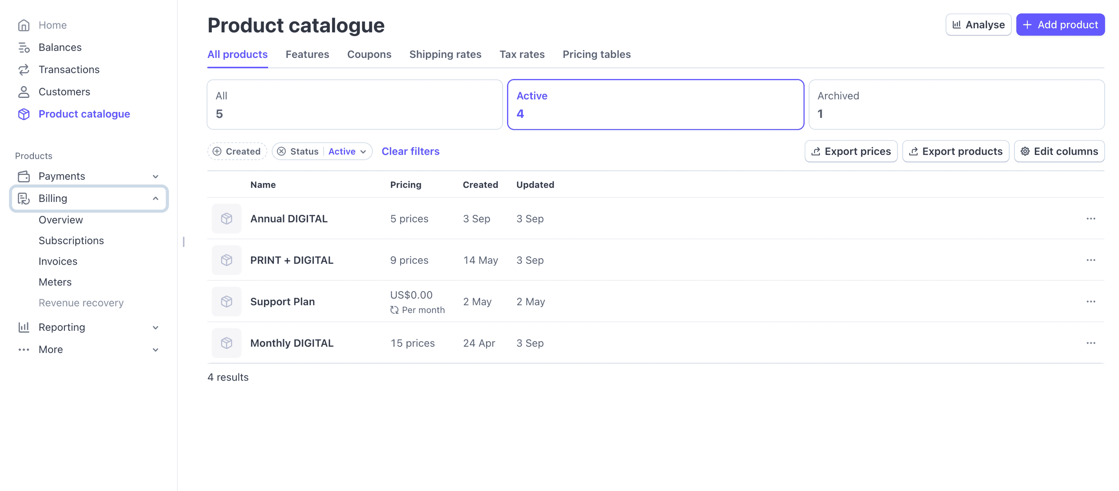 Customer management in your Stripe connected publication