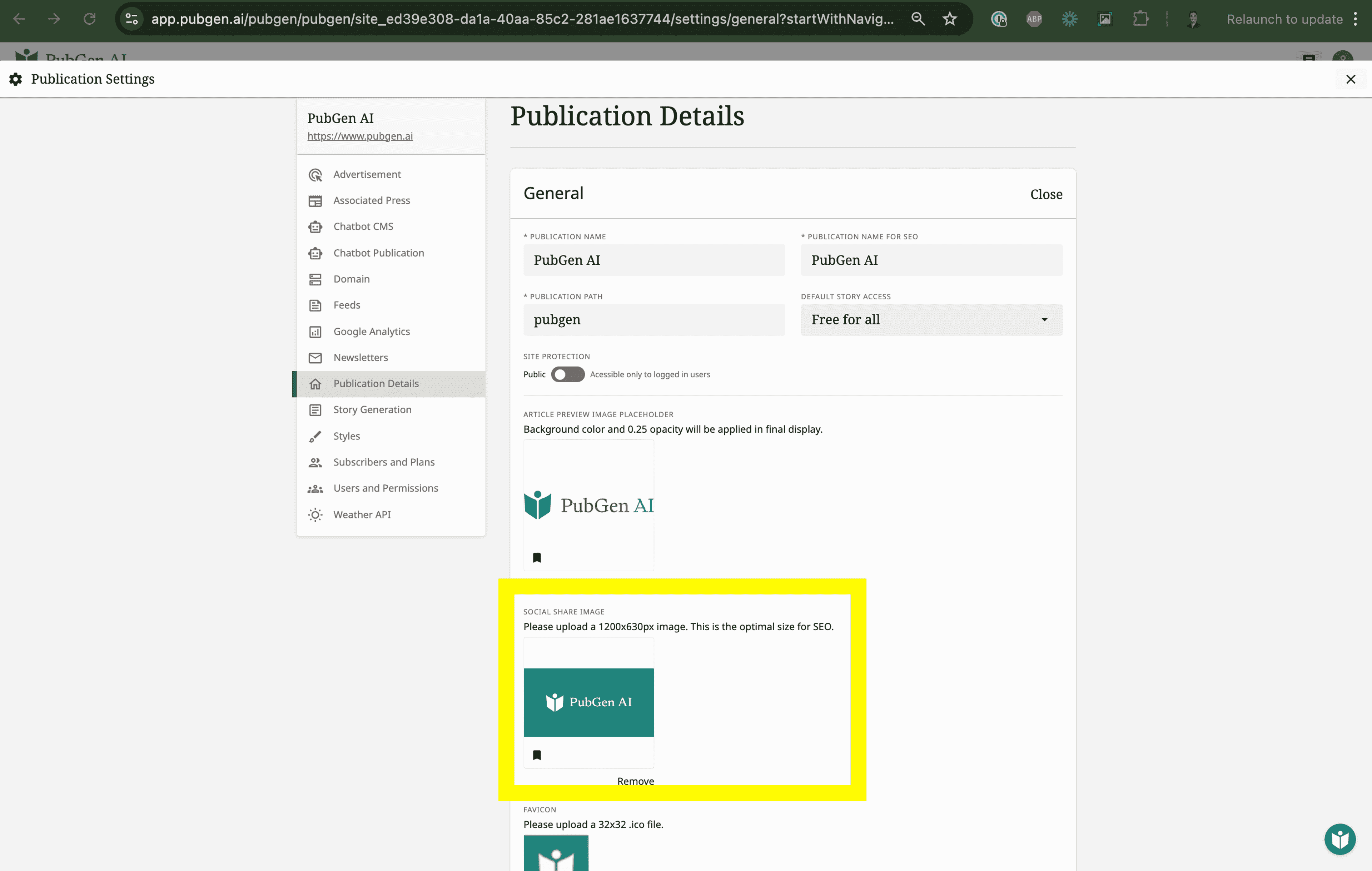 Screenshot Tip: In your CMS, the upload field should look similar to the provided screenshot, making it easy to locate and use.