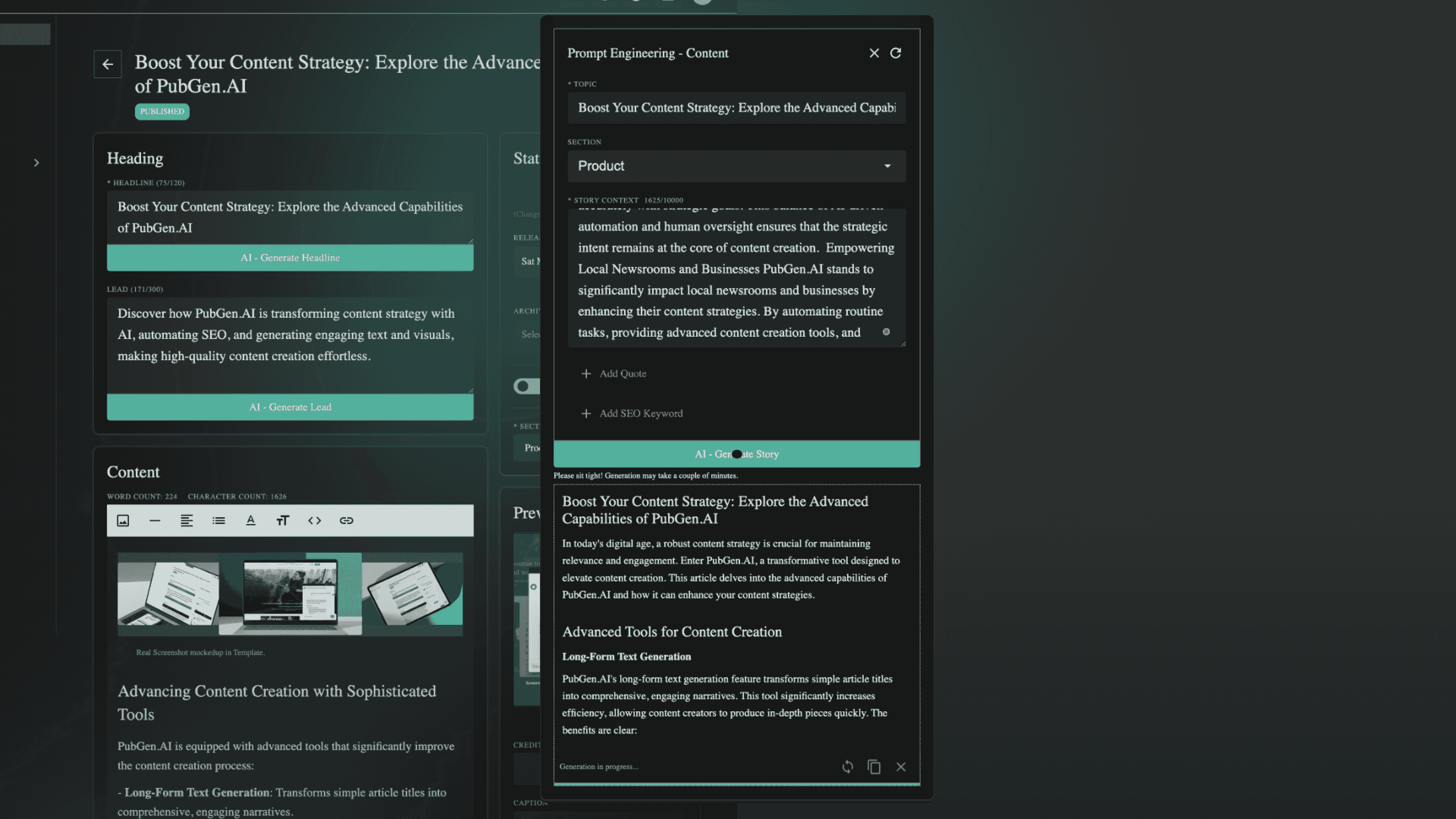 User Comfort and Productivity: The Benefits of Customizable Dark and Light Modes on PubGen.AI