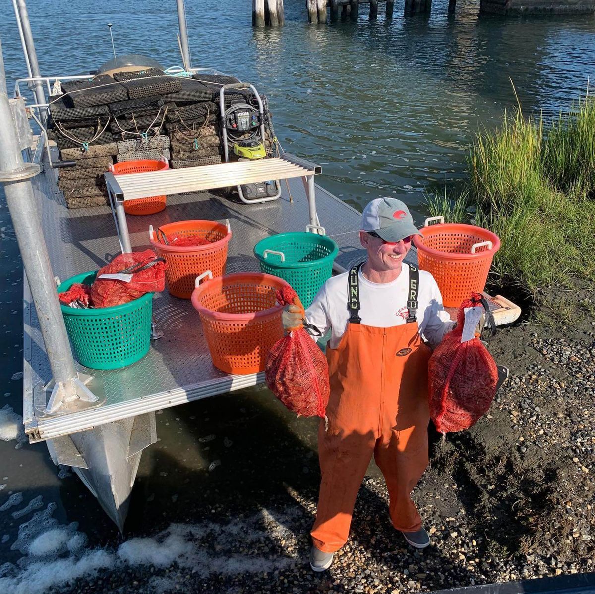 Commissioners Get an Overview of Oyster Farming